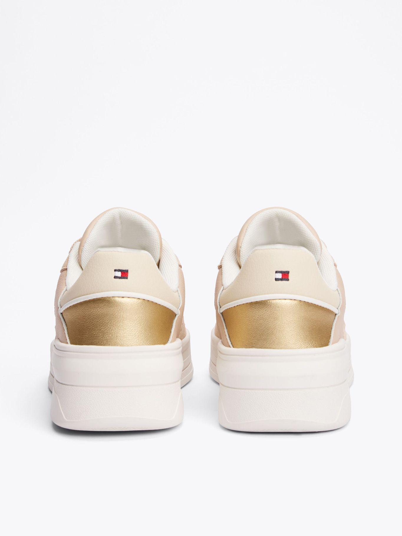 Zapatillas Essential Basket Metallic Beige Tommy Hilfiger-1