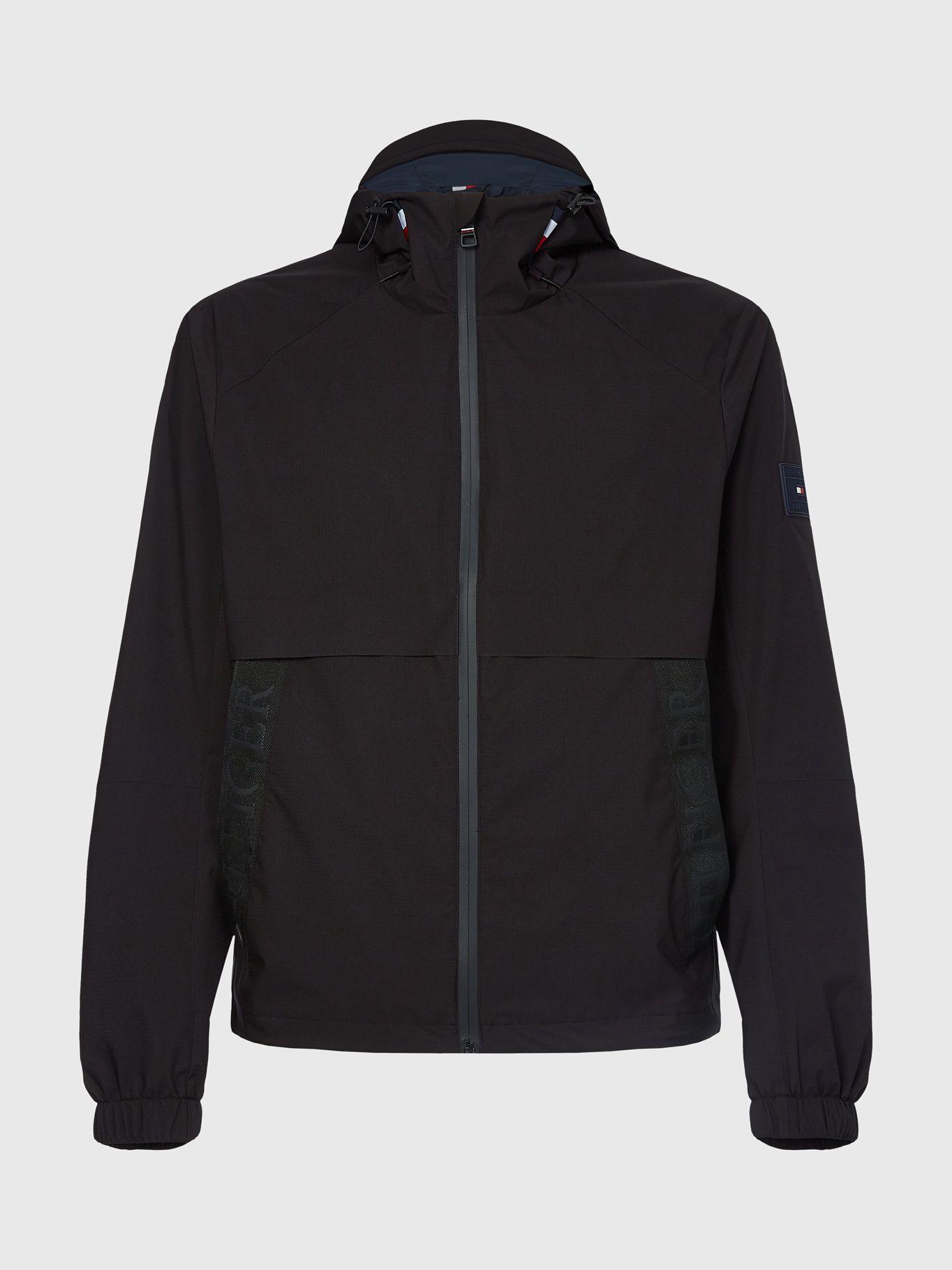 Chaqueta Impermeable Negro Tommy Hilfiger JN2-5