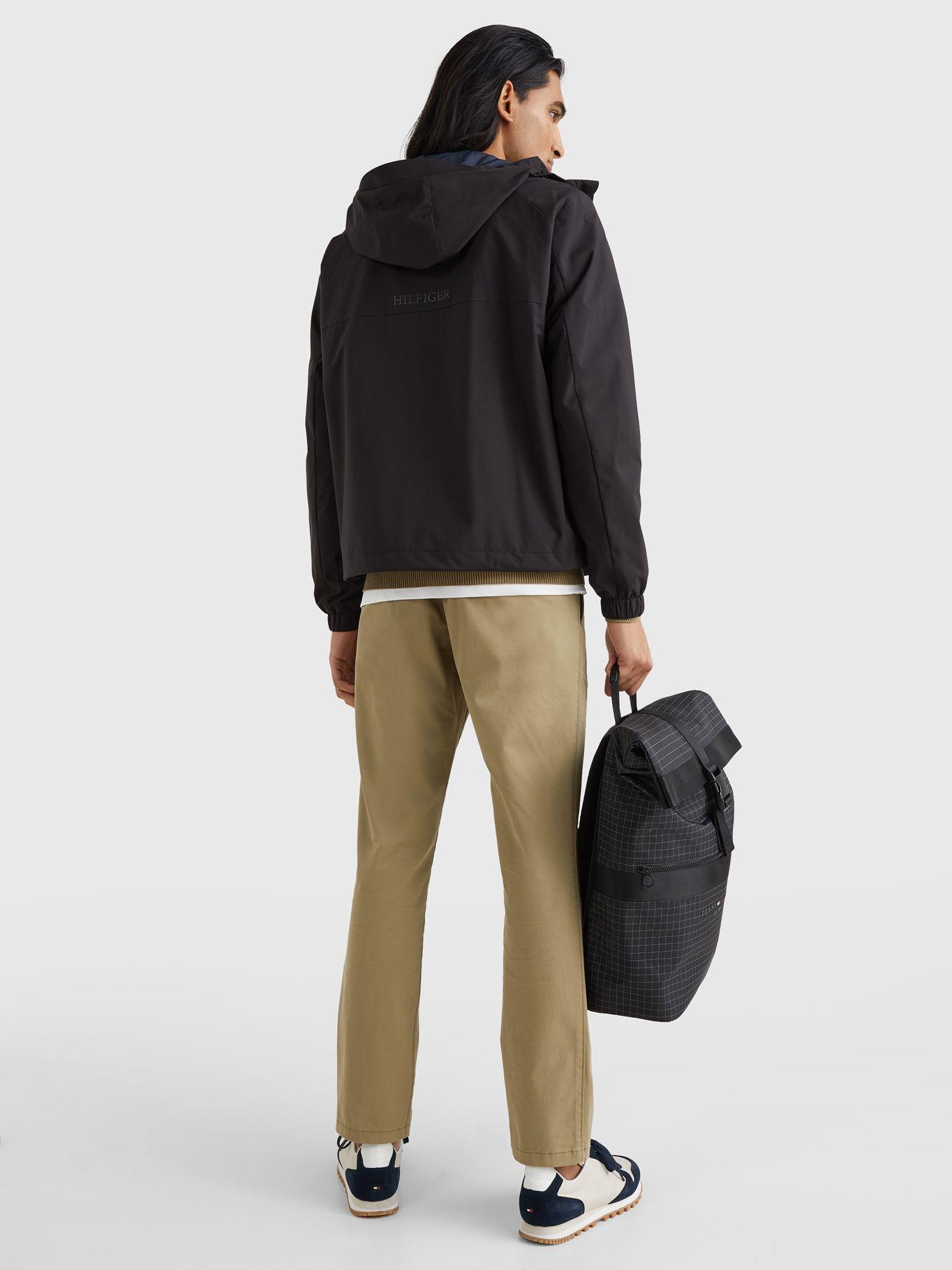 Chaqueta Impermeable Negro Tommy Hilfiger JN2-1