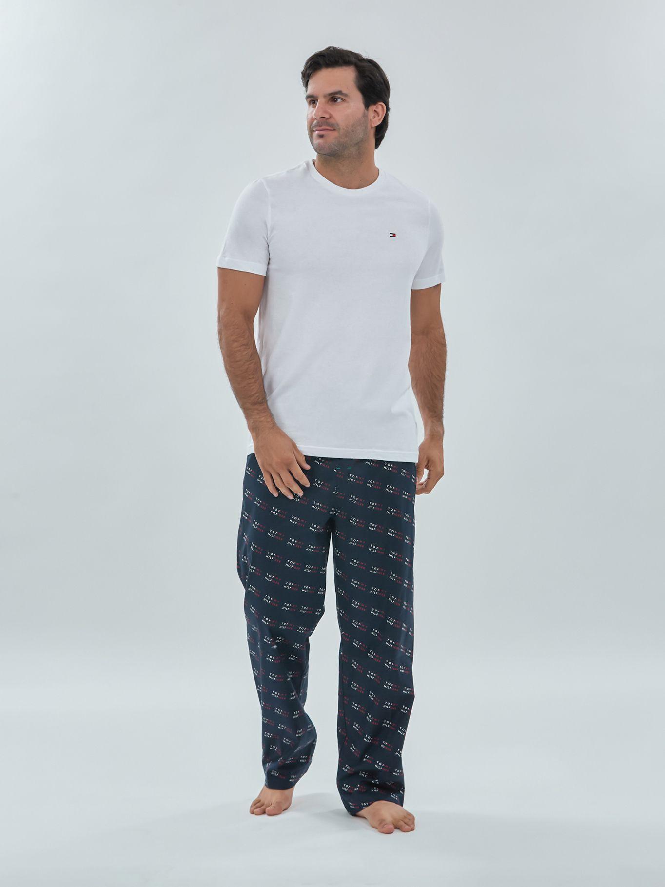 Pijama Polera Pantalón Print Multicolor Tommy Hilfiger-0