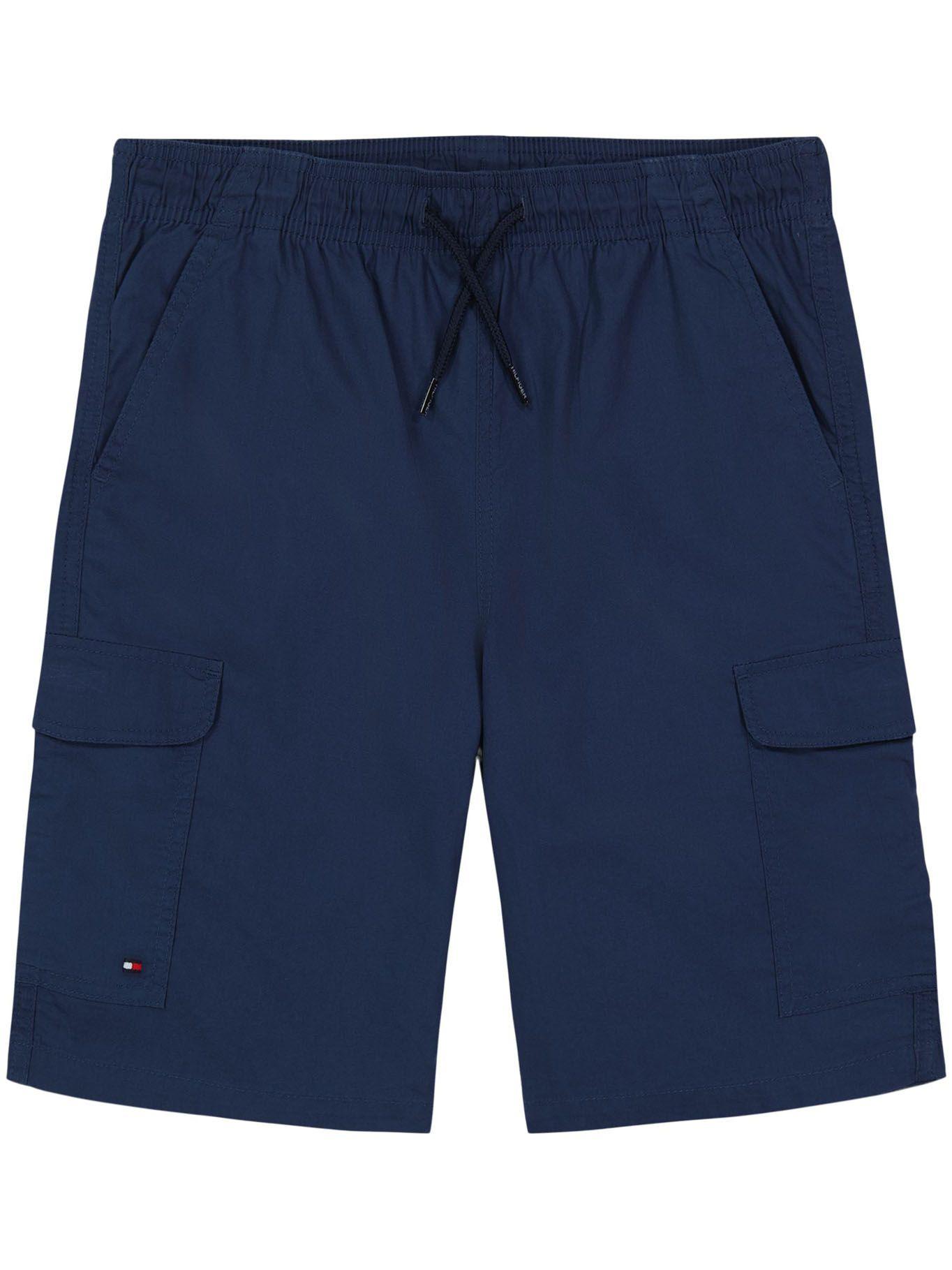 Short De Niño Cargo Con Logo Azul Tommy Hilfiger-0