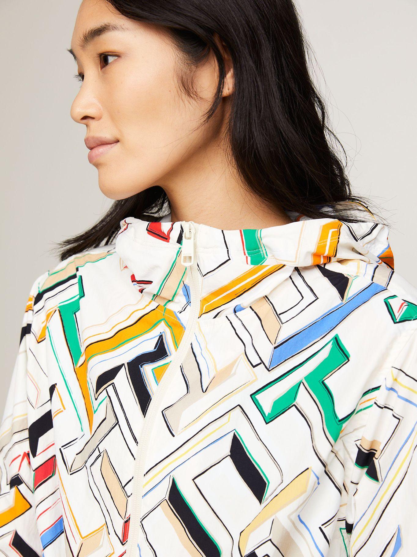 Cortavientos Sport Monigram Con Gorro Multicolor Tommy Hilfiger-3