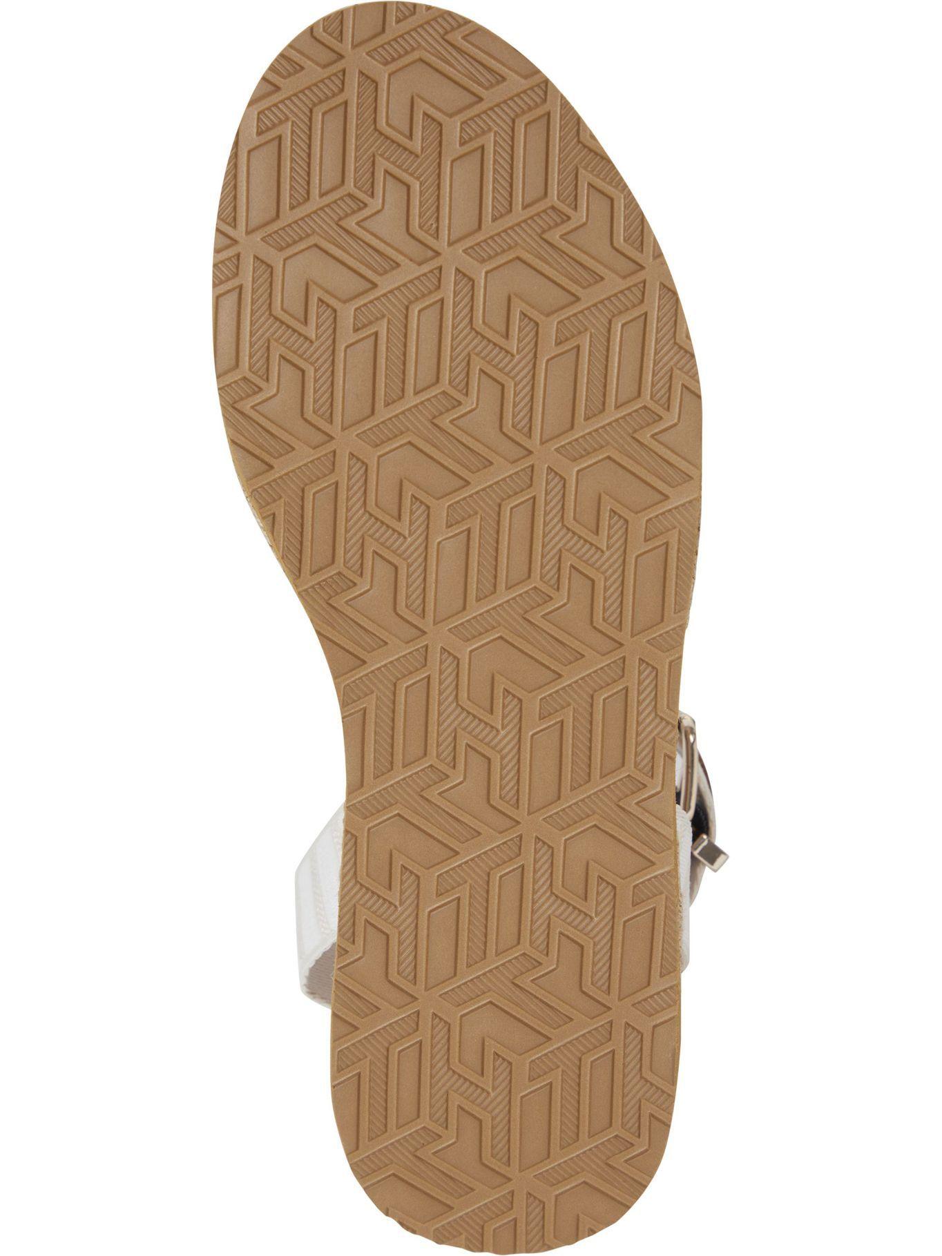 Sandalias Con Cuña Beige Tommy Hilfiger JN2-3