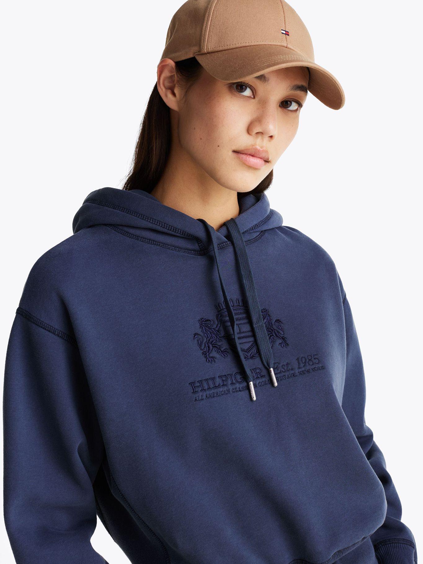 Polerón Hoodie Logo Varsity Bordado Azul Tommy Hilfiger-3