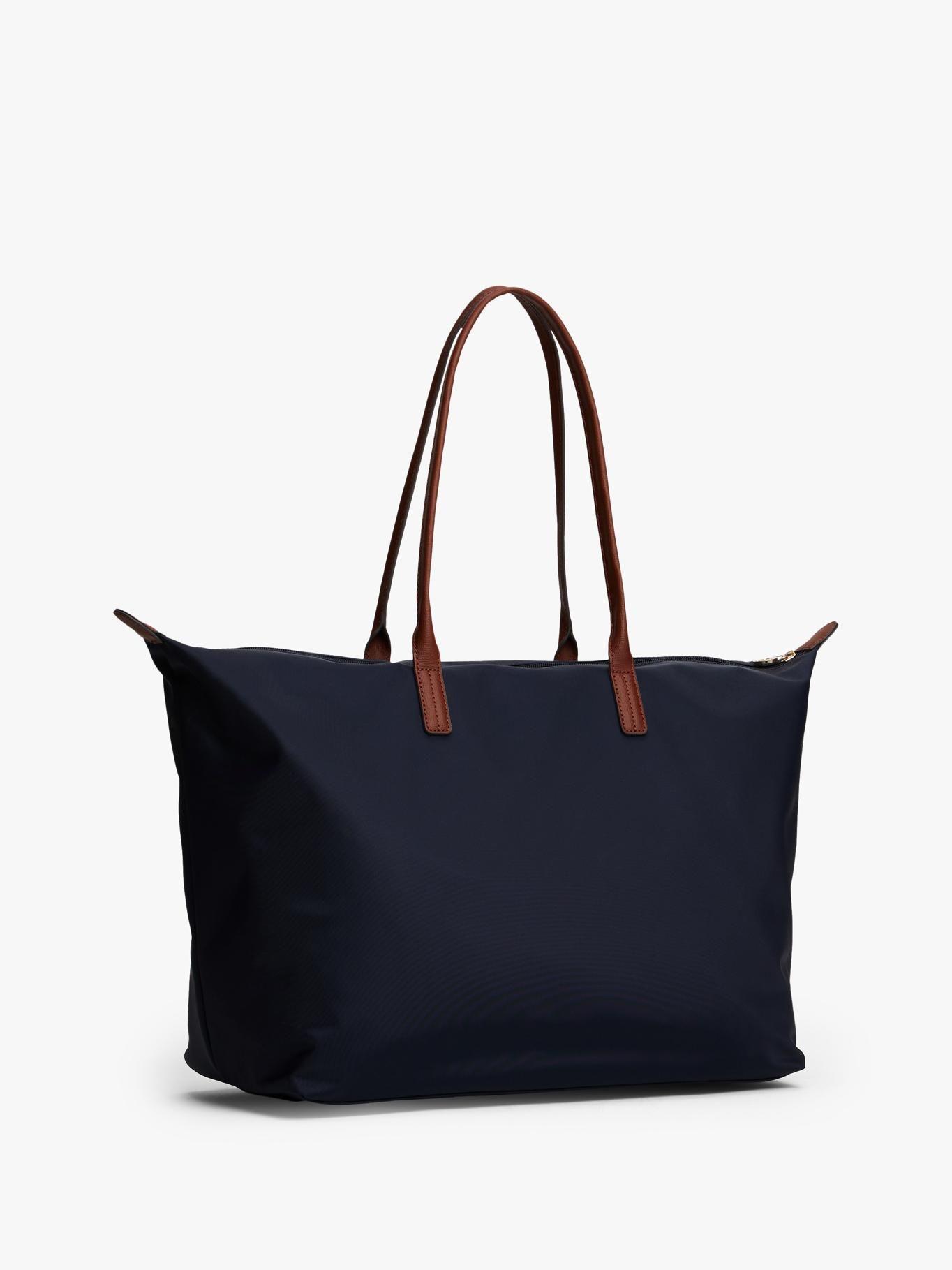 Tote Maxi Popette Monogram Azul Tommy Hilfiger-2