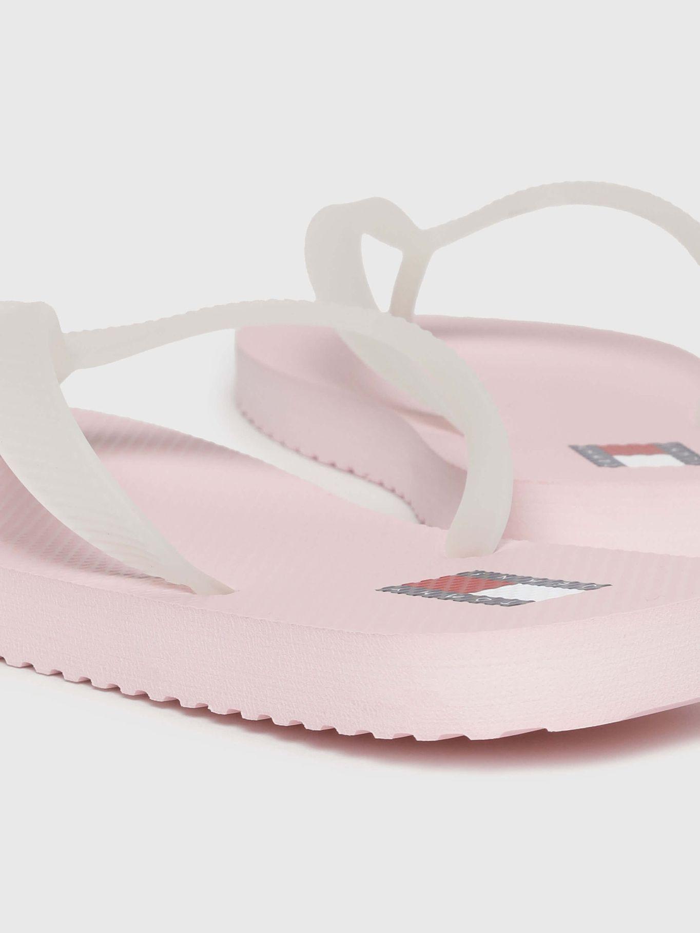 Sandalias Con Suela Dentada Y Logo Rosado Tommy Jeans-1