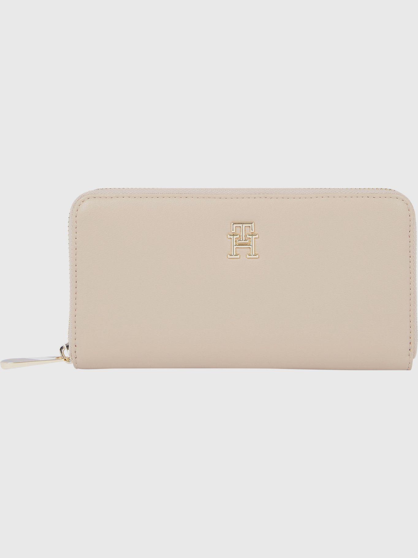 Billetera Grande Poppy Monogram Beige Tommy Hilfiger-0