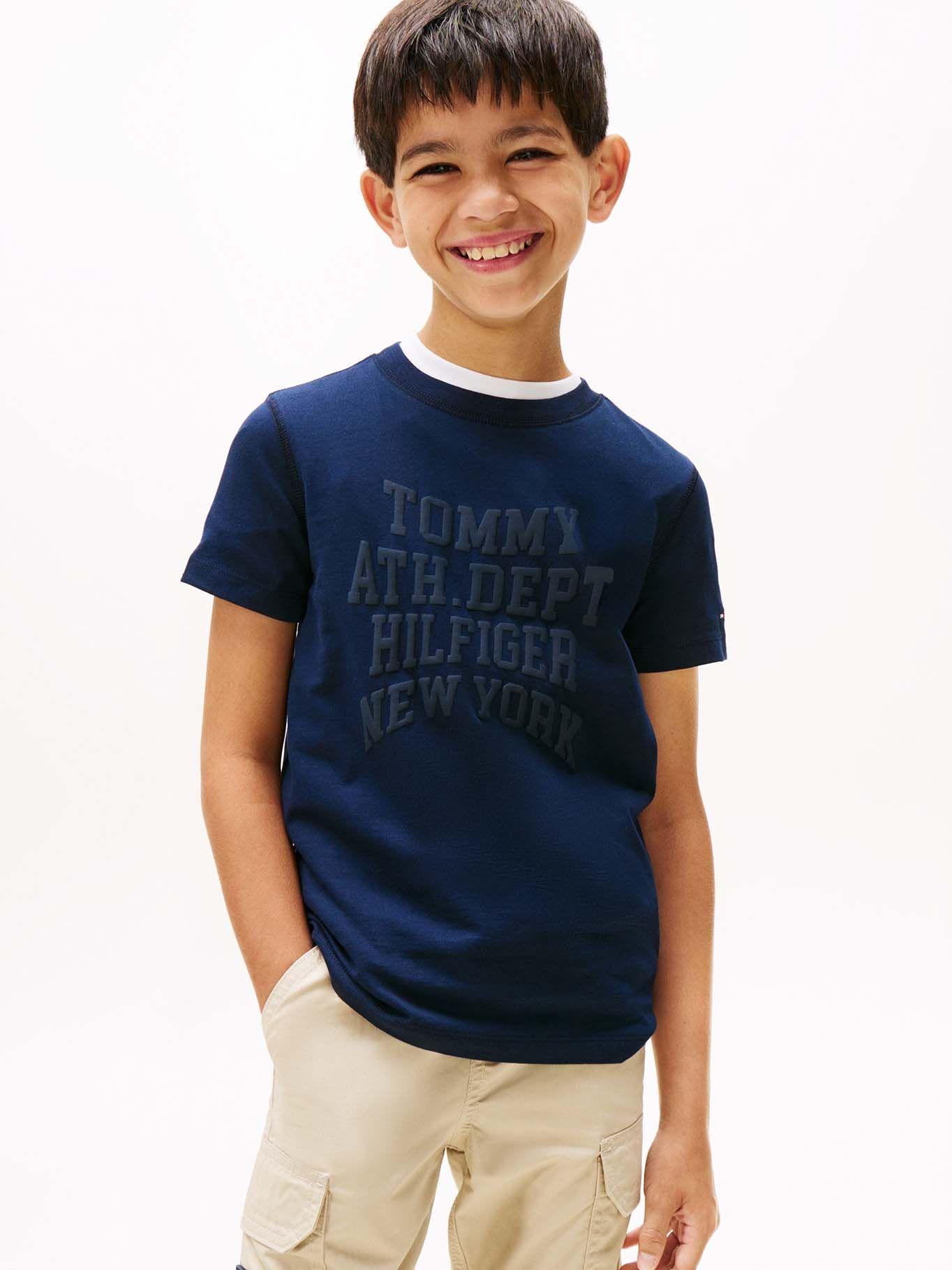 Polera Con Logo Varsity Azul Tommy Hilfiger-0