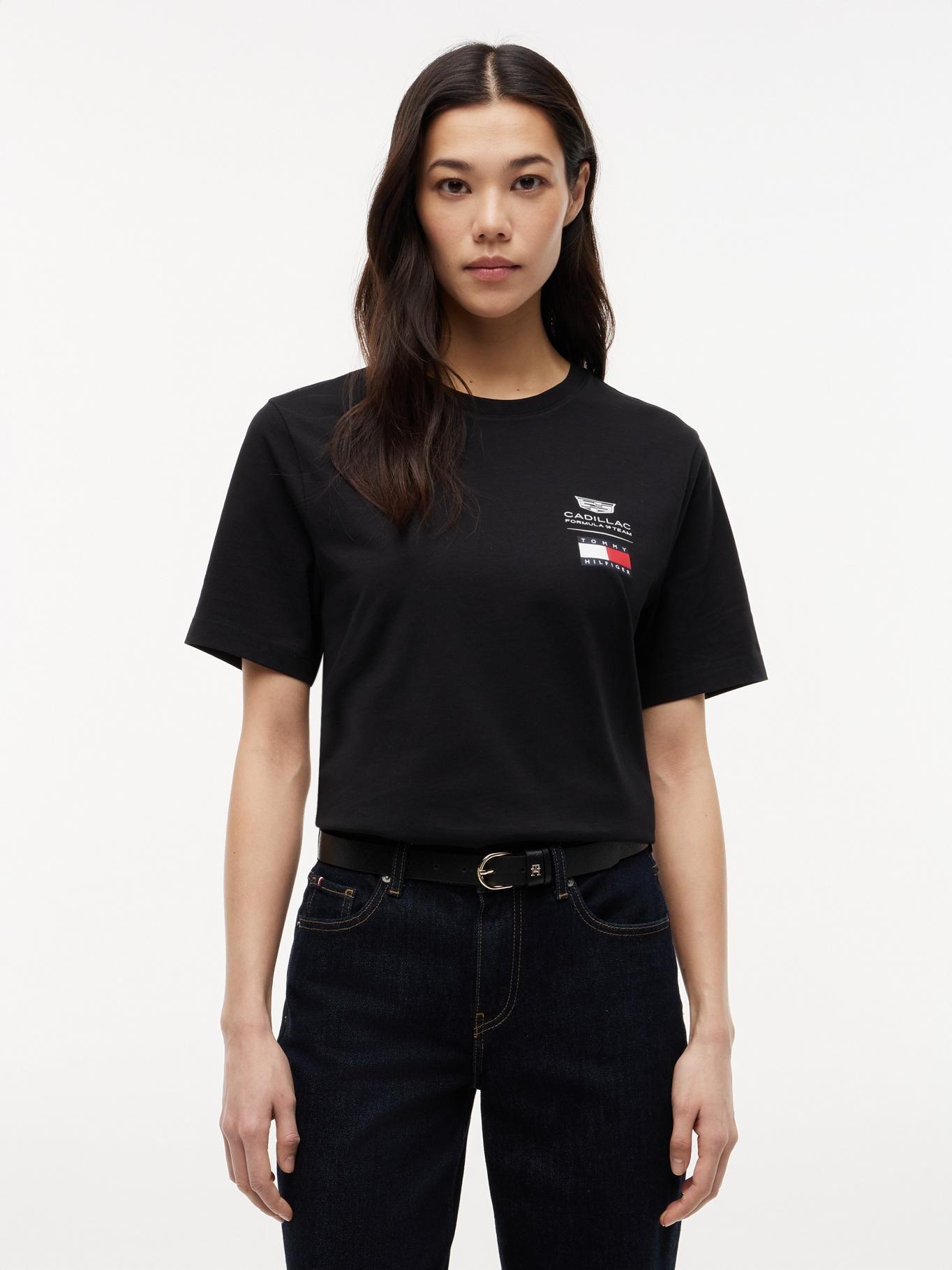 Polera Unisex TH x Cadillac F1 Negro Tommy Hilfiger-1