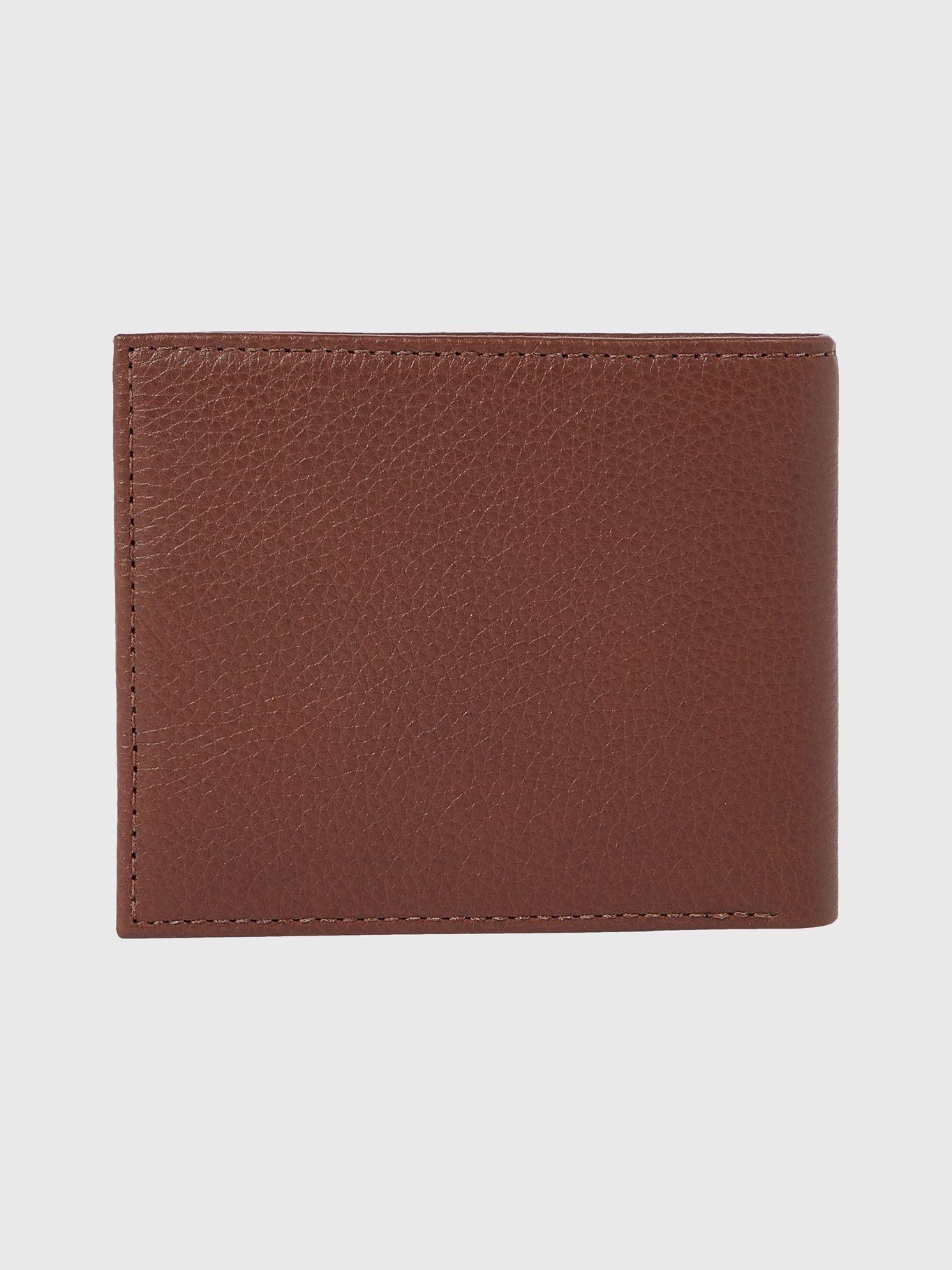 Billetera Premium De Cuero Café Tommy Hilfiger-1