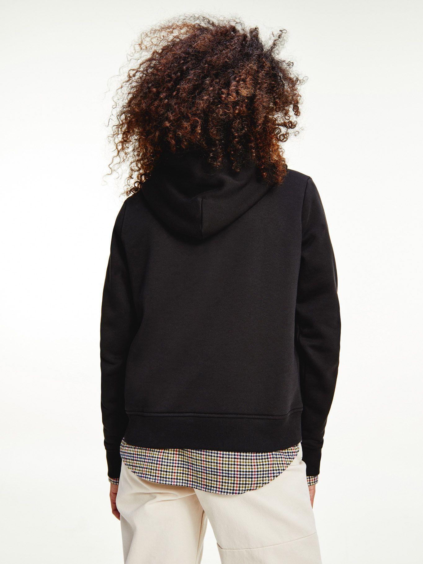 Polerón Hoodie Tiny Logo Negro Tommy Jeans F2-1