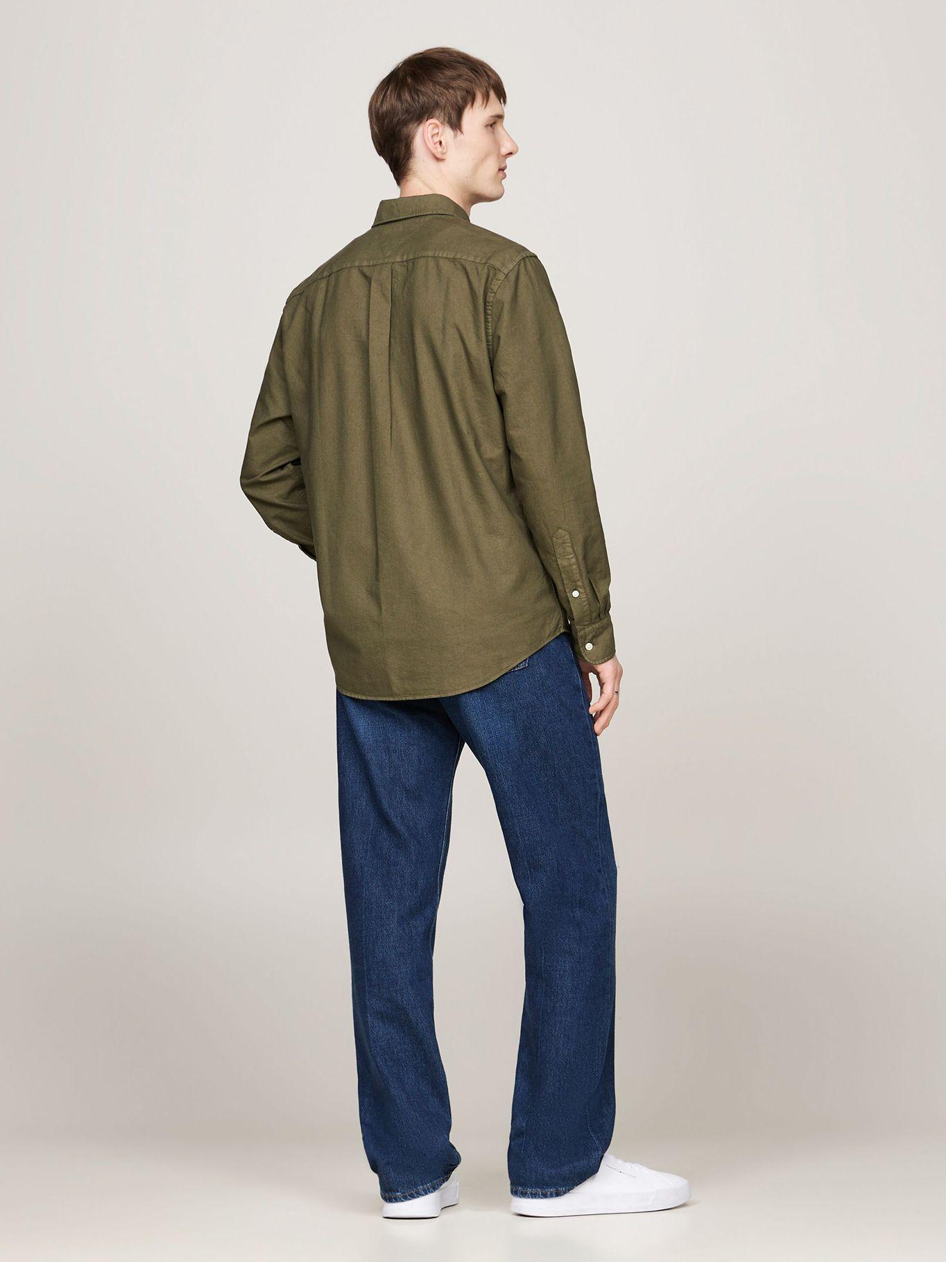 Camisa Oxford Regular Fit Verde Tommy Hilfiger-2