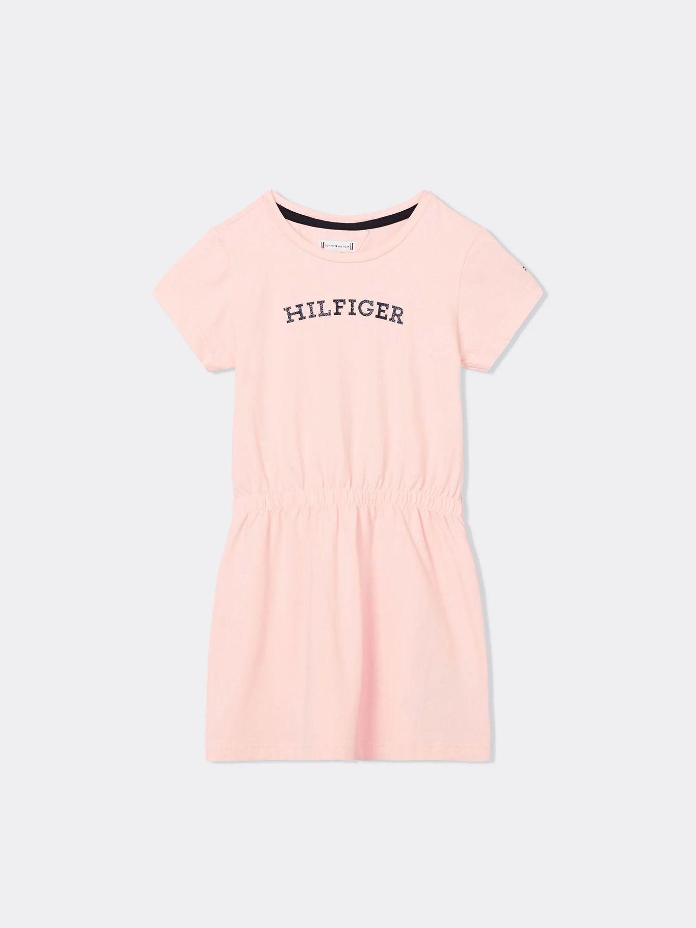 Vestido Monotype Con Logo Rosado Tommy Hilfiger-0