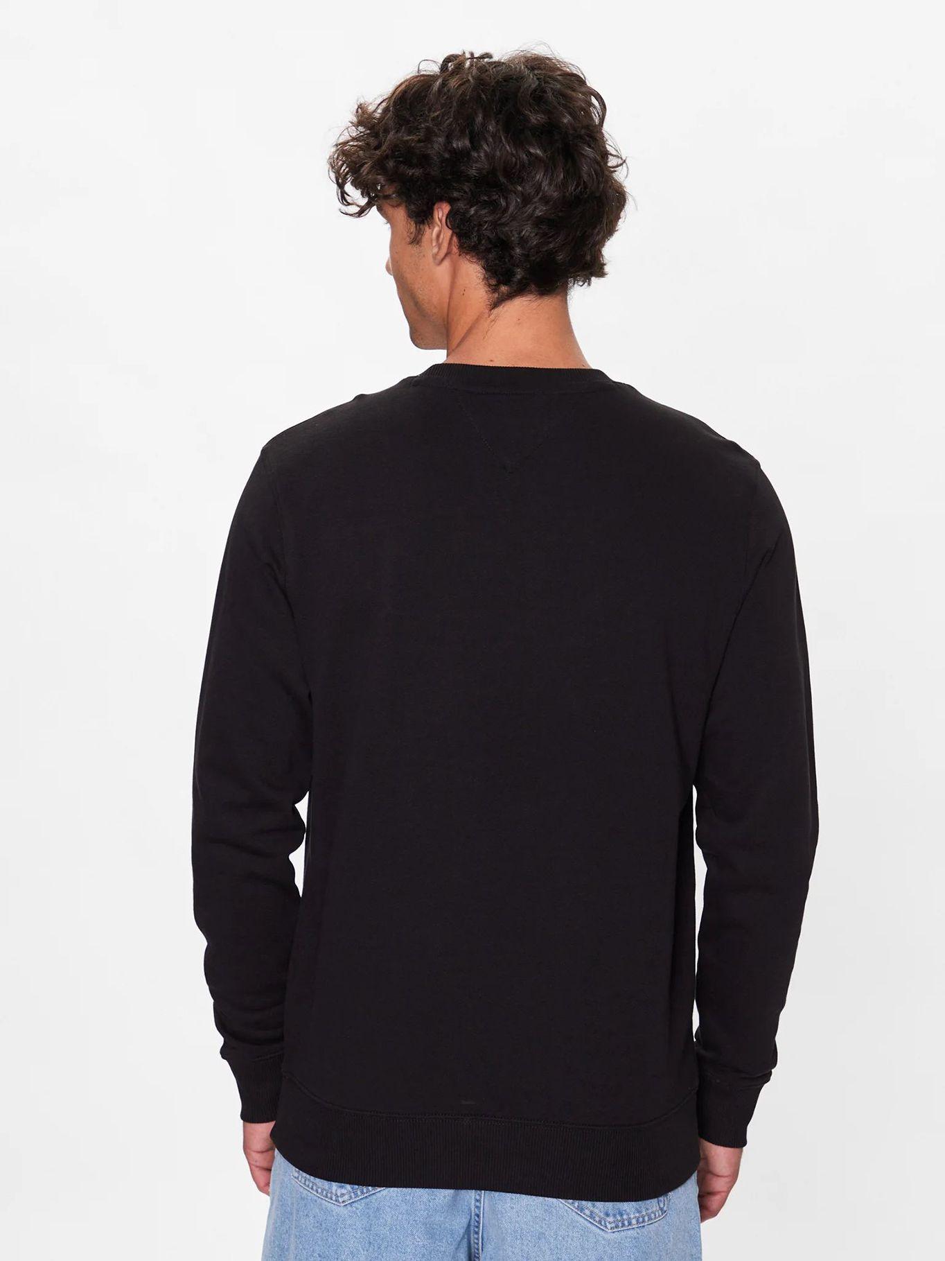 Polerón Regular Entry Graphic Negro Tommy Jeans-2