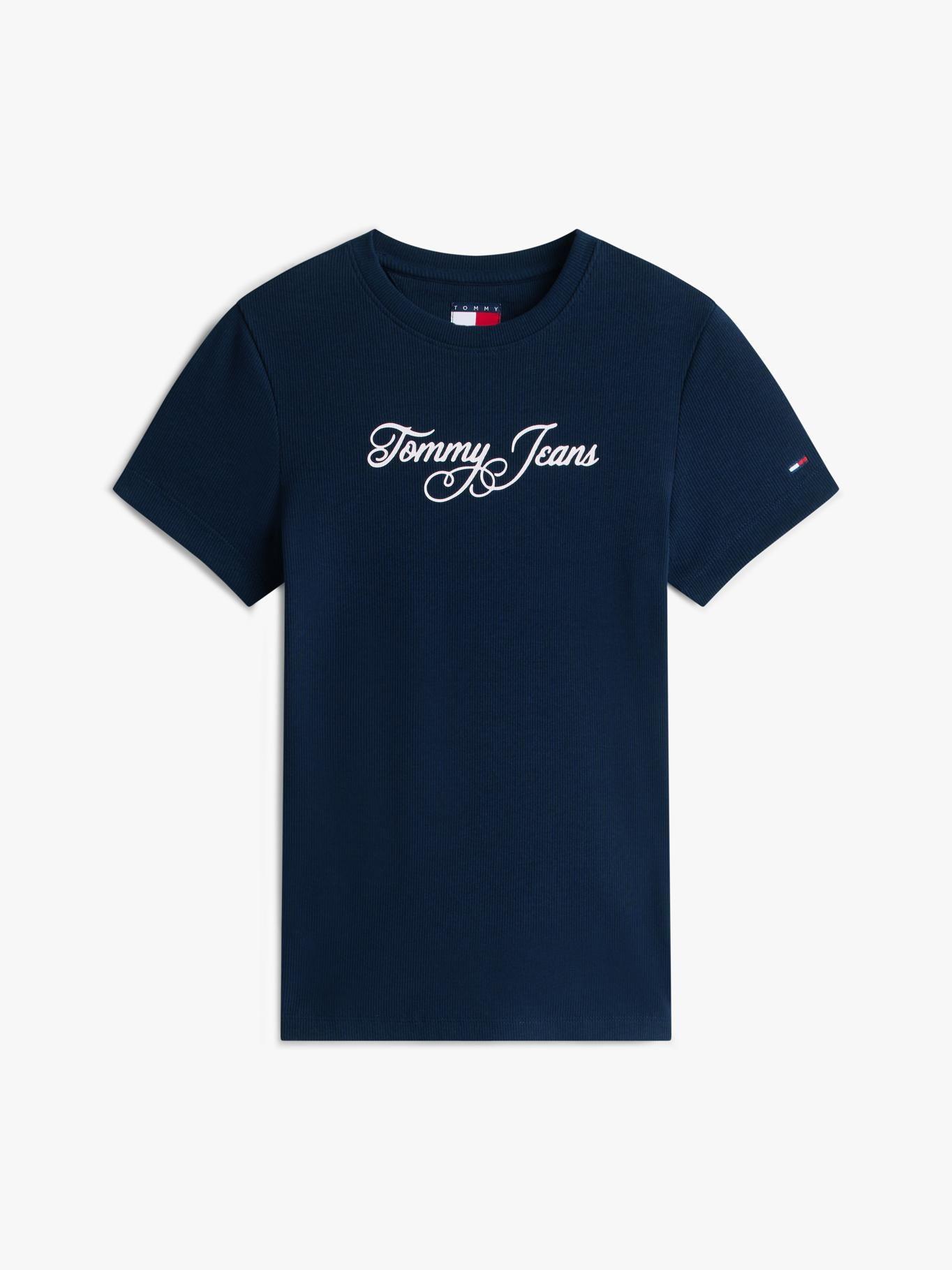 Polera Essential Slim Fit Tommy Jeans Azul-4
