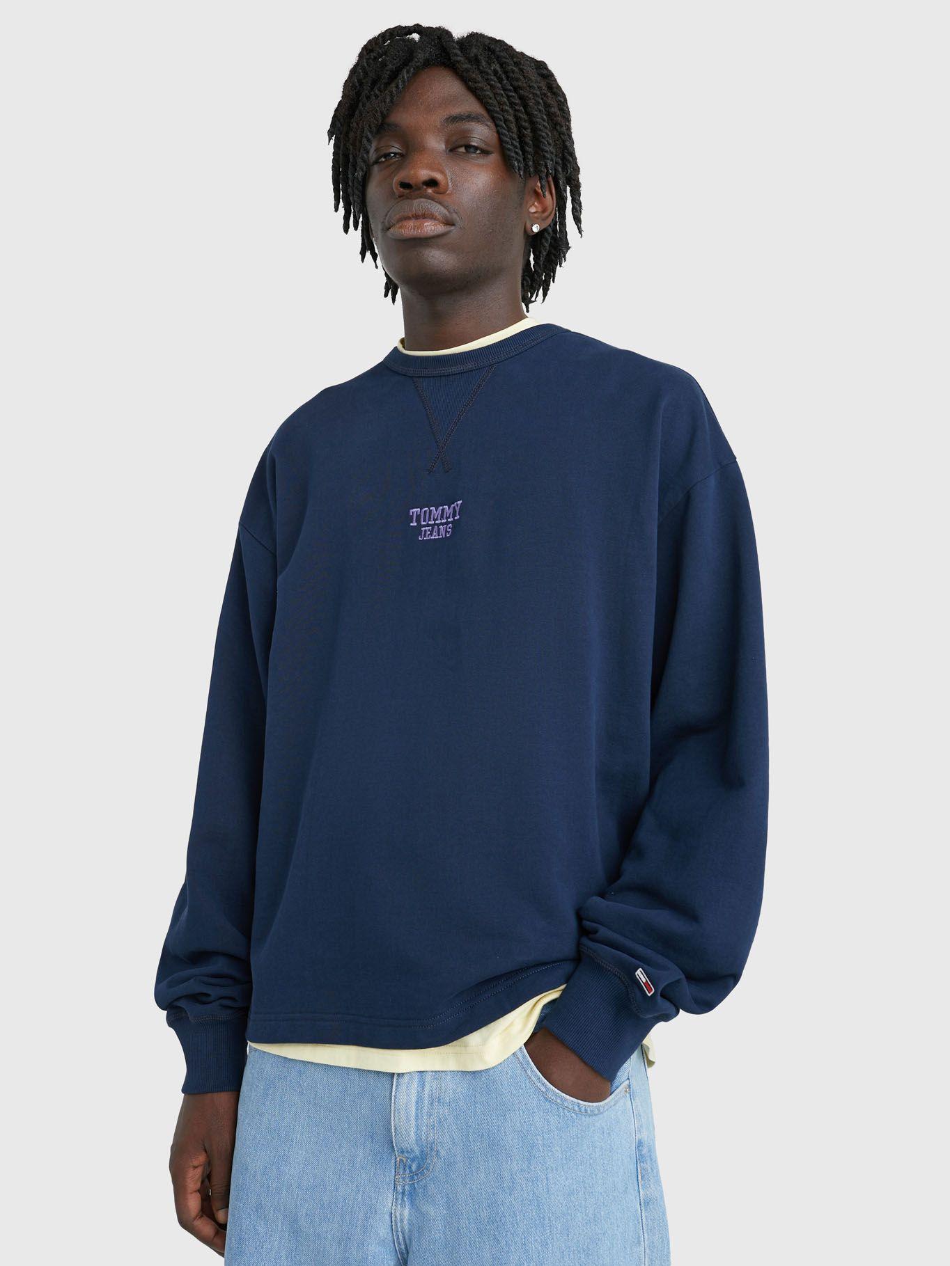 Polerón Relaxed Modern Boxy Azul Tommy Jeans-0