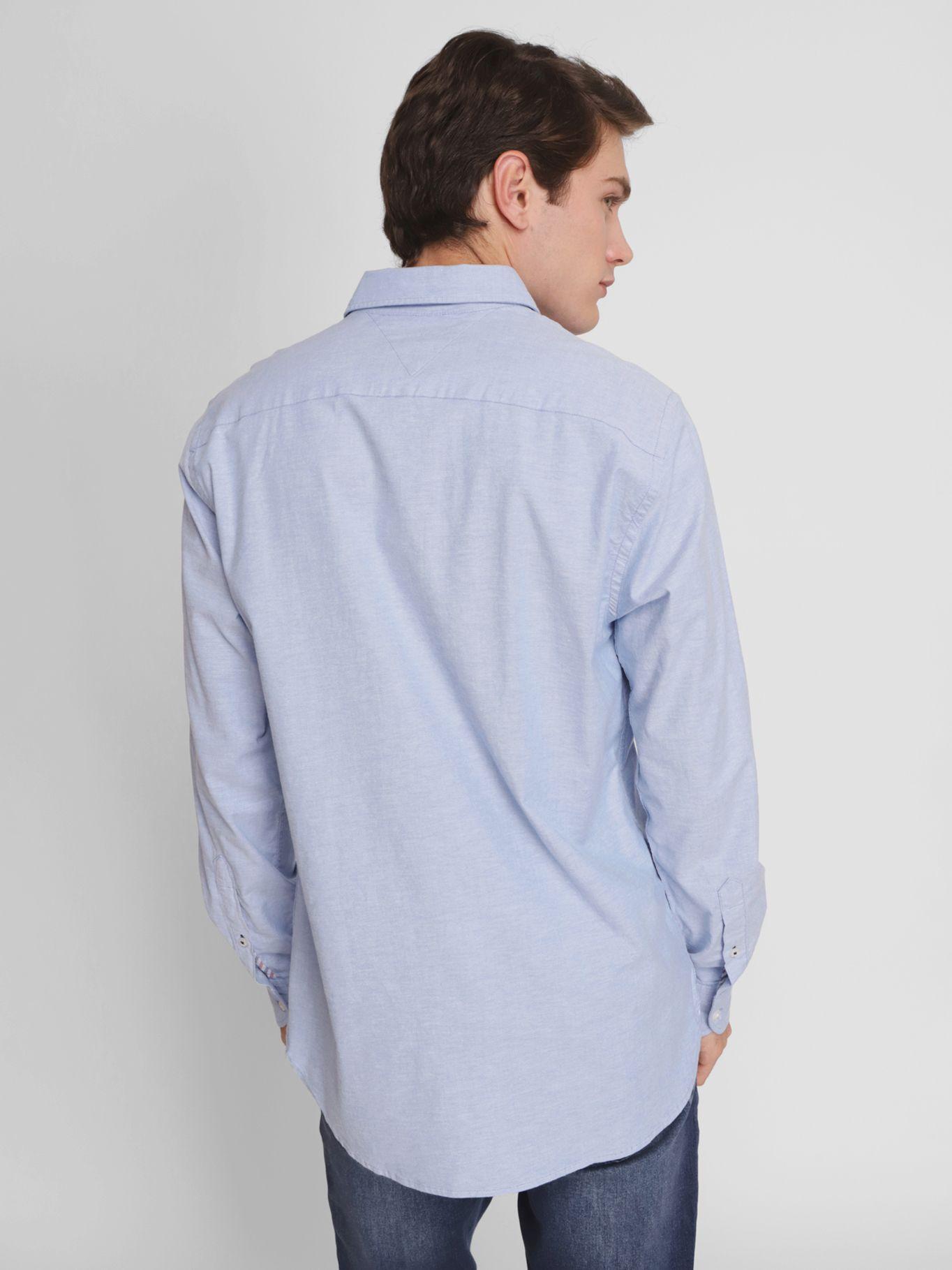 Camisa Flex Oxford Regular Celeste Tommy Hilfiger-1