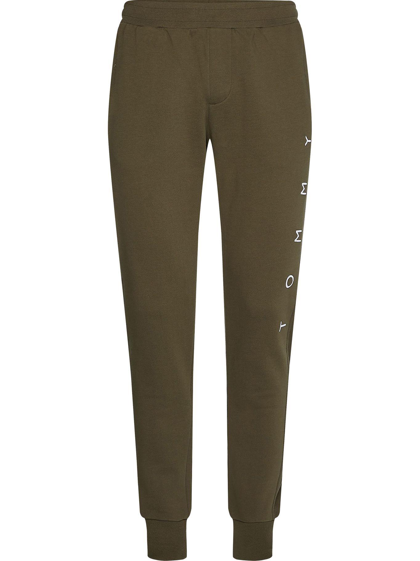 Joggers Mono Flag Logo Verde Tommy Hilfiger-0