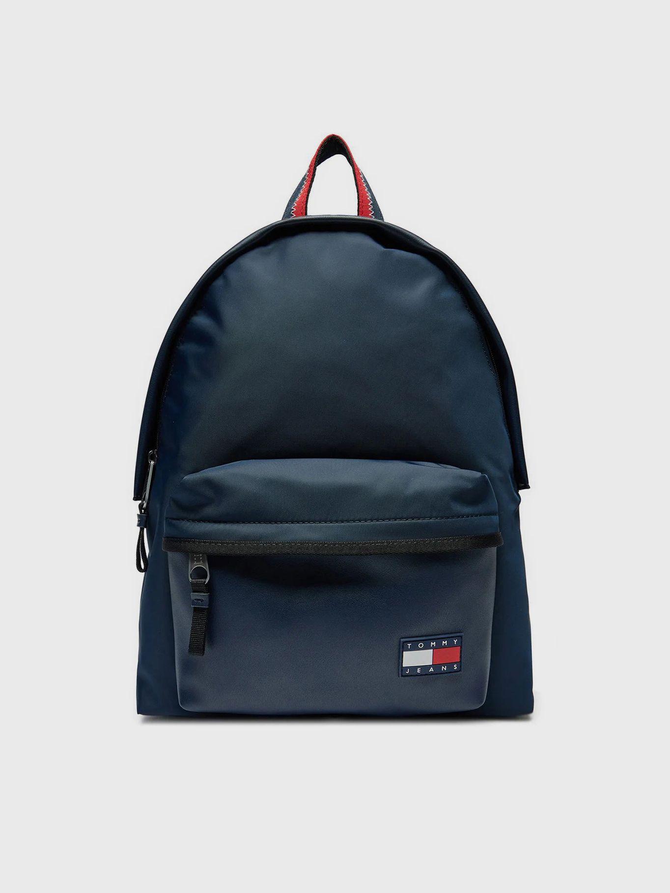 Mochila Solid Con Logo Engomado Azul Tommy Hilfiger-0