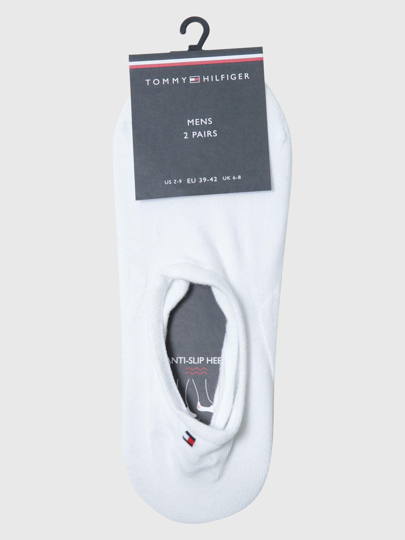 Pack 2 Par Calcetines Tobilleros Blanco Tommy Hilfiger-2