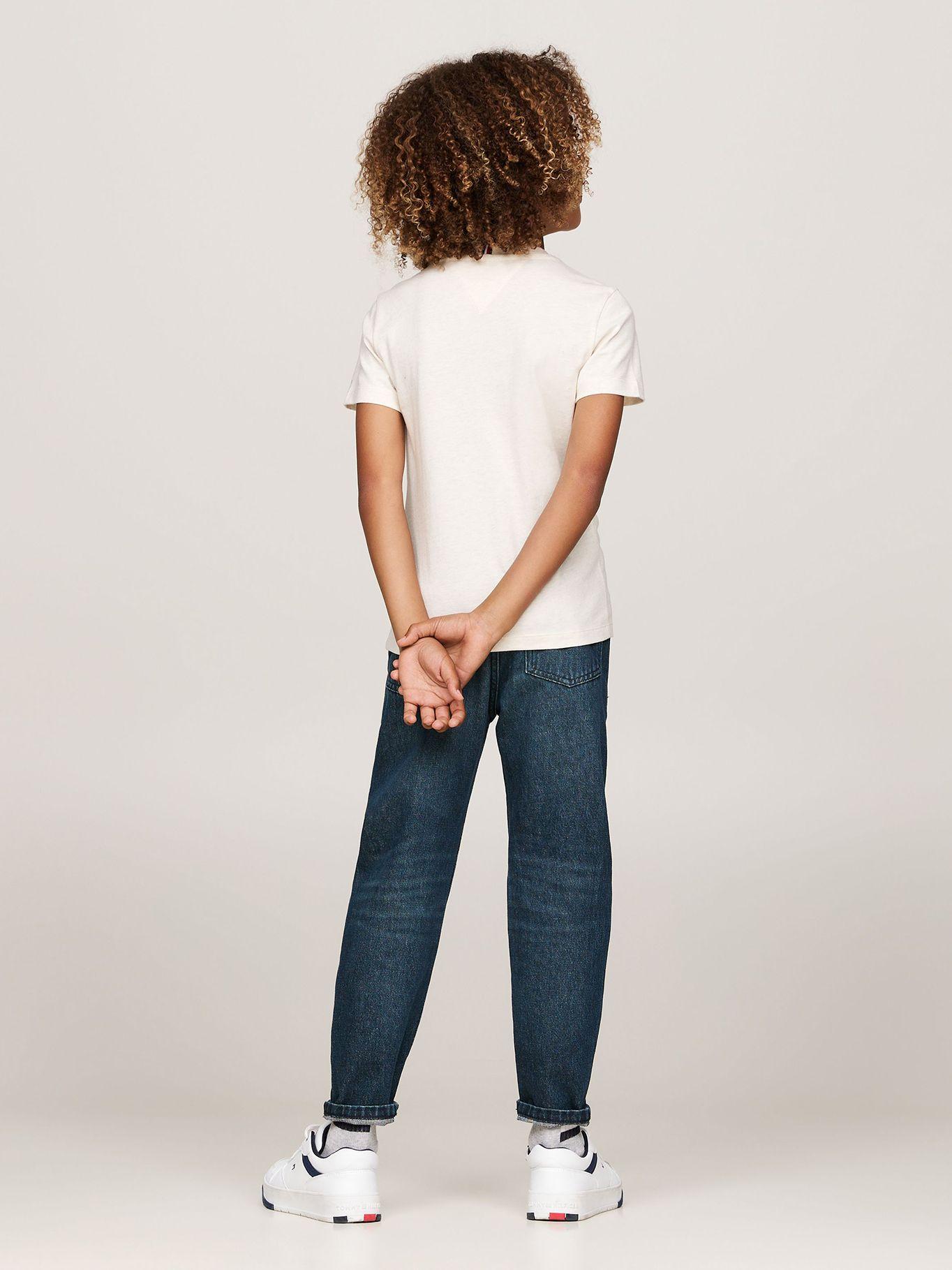 Polera De Niño Essential Con Logo Blanco Tommy Hilfiger-2