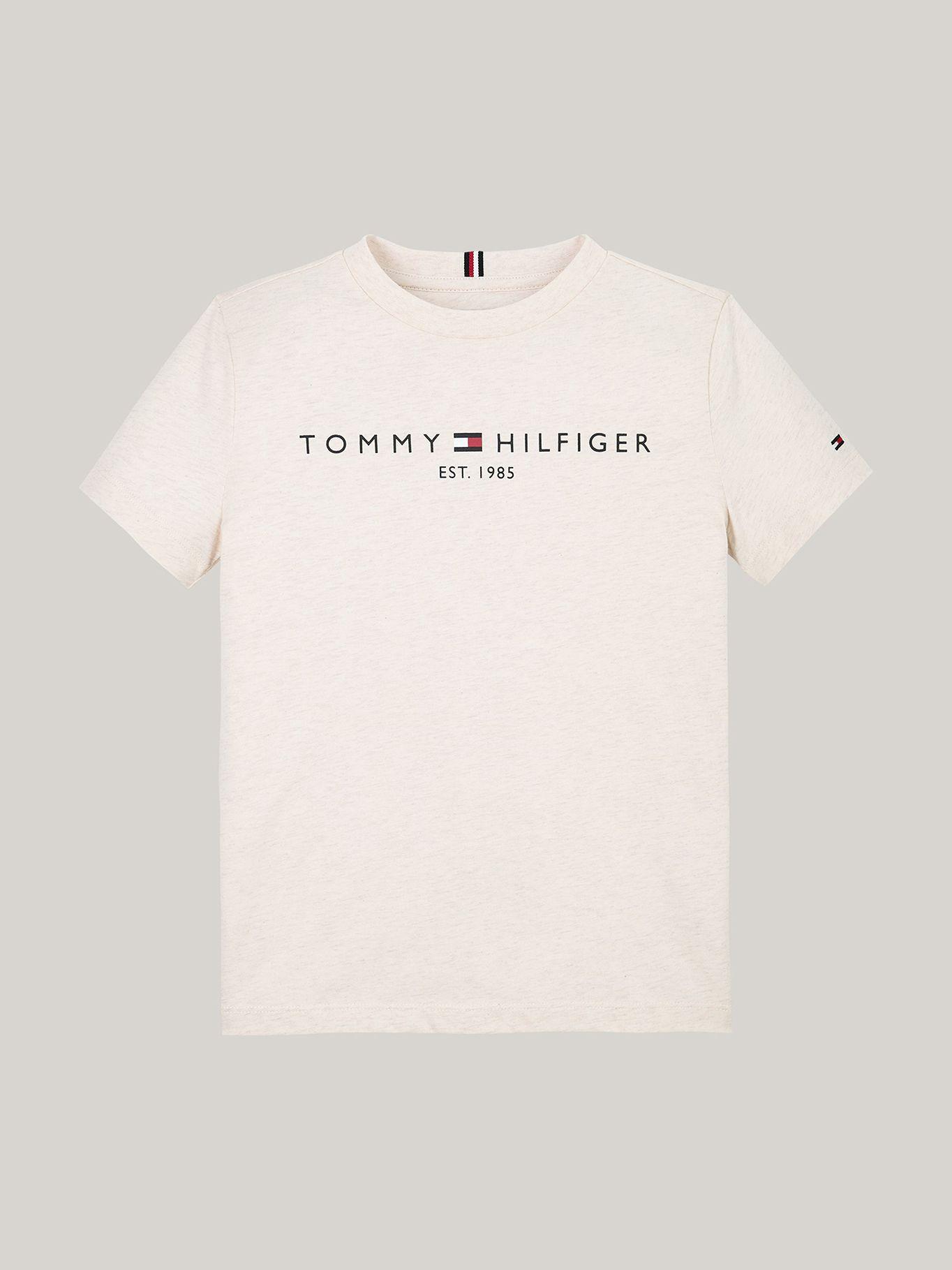 Polera De Niño Essential Con Logo Blanco Tommy Hilfiger-4