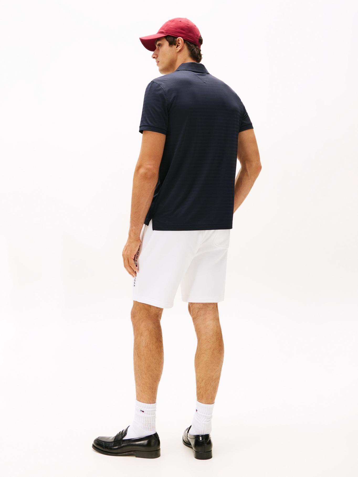 Polo Performance Jacquard Azul Tommy Hilfiger-2