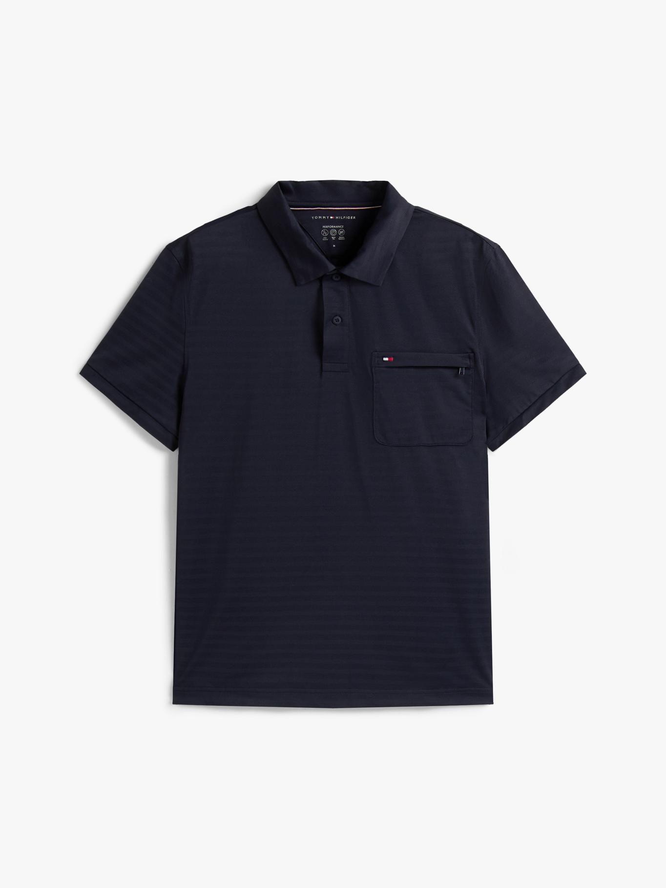 Polo Performance Jacquard Azul Tommy Hilfiger-4