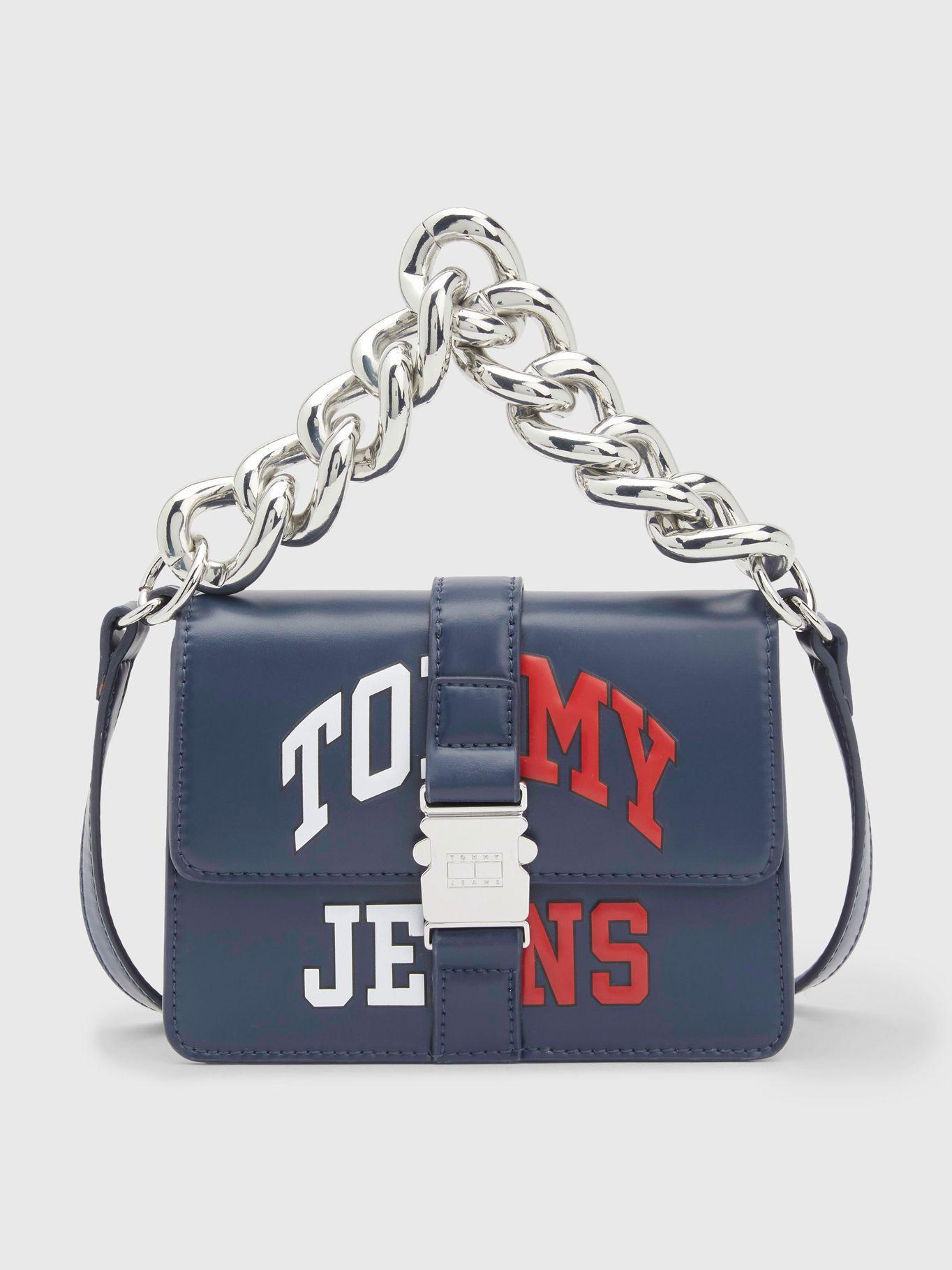Cartera Chain Con Logo Azul Tommy Hilfiger-0