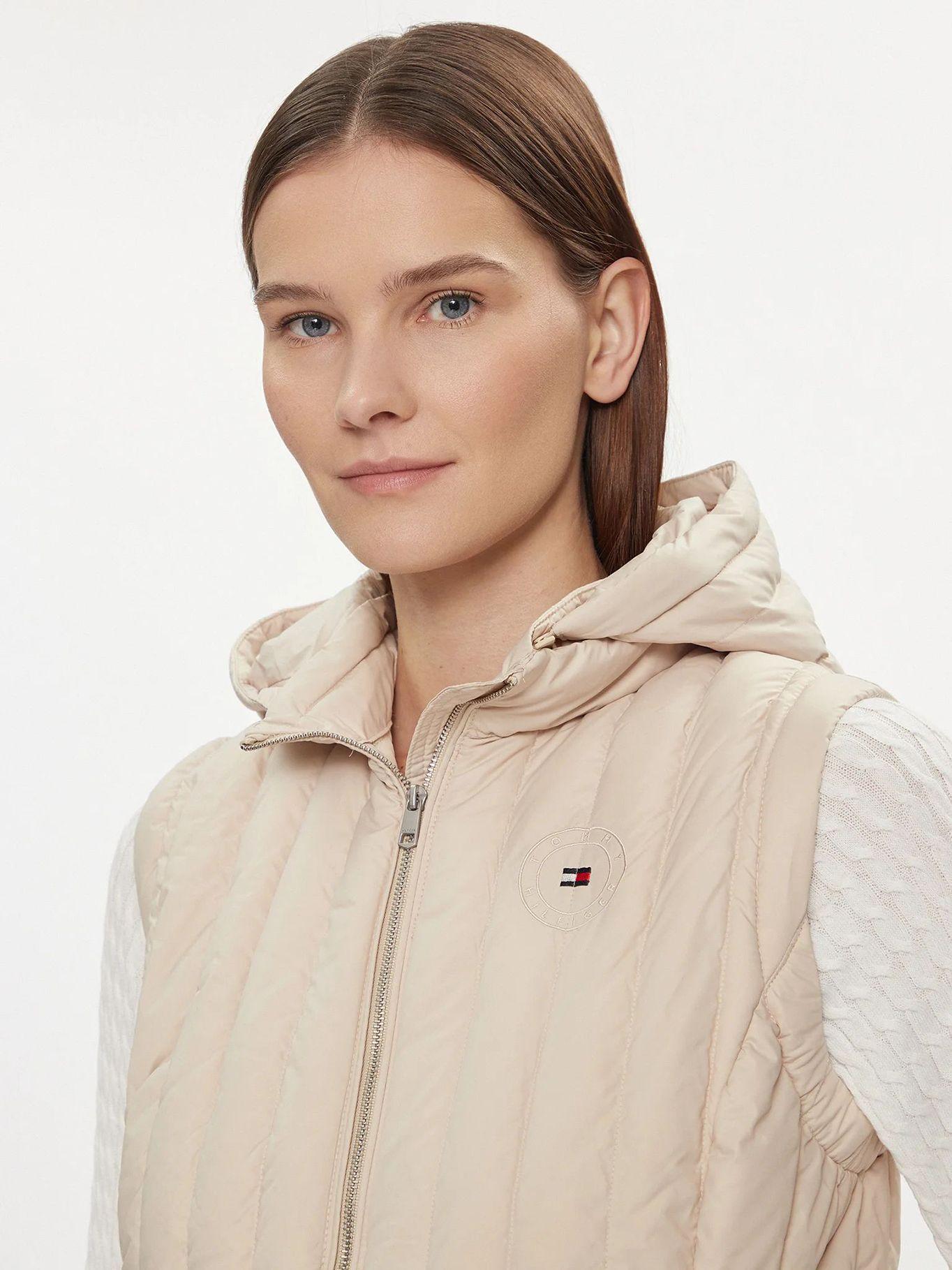 PARKA VEST GORRO BEIGE TOMMY HILFIGER-4