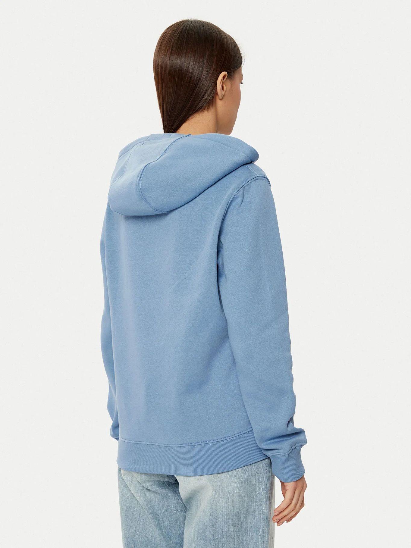 Polerón Hoodie Regular Fit Con Logo Celeste Tommy Jeans-2