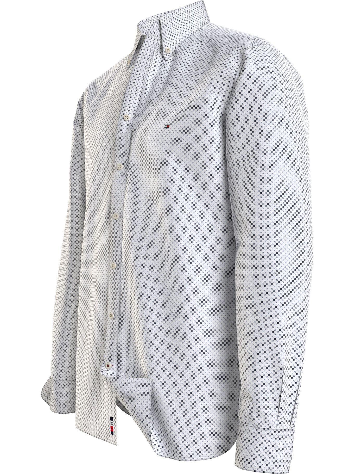 Camisa Natural Soft Mini Print Gris Tommy Hilfiger-2