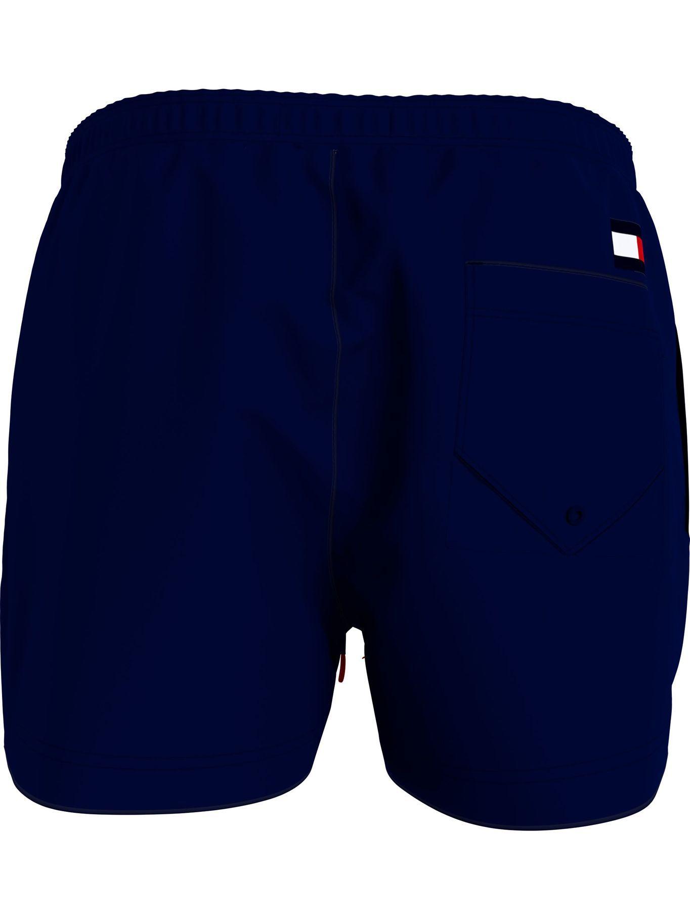 Traje De Baño Con Parche Y Logo Azul Tommy Hilfiger-1