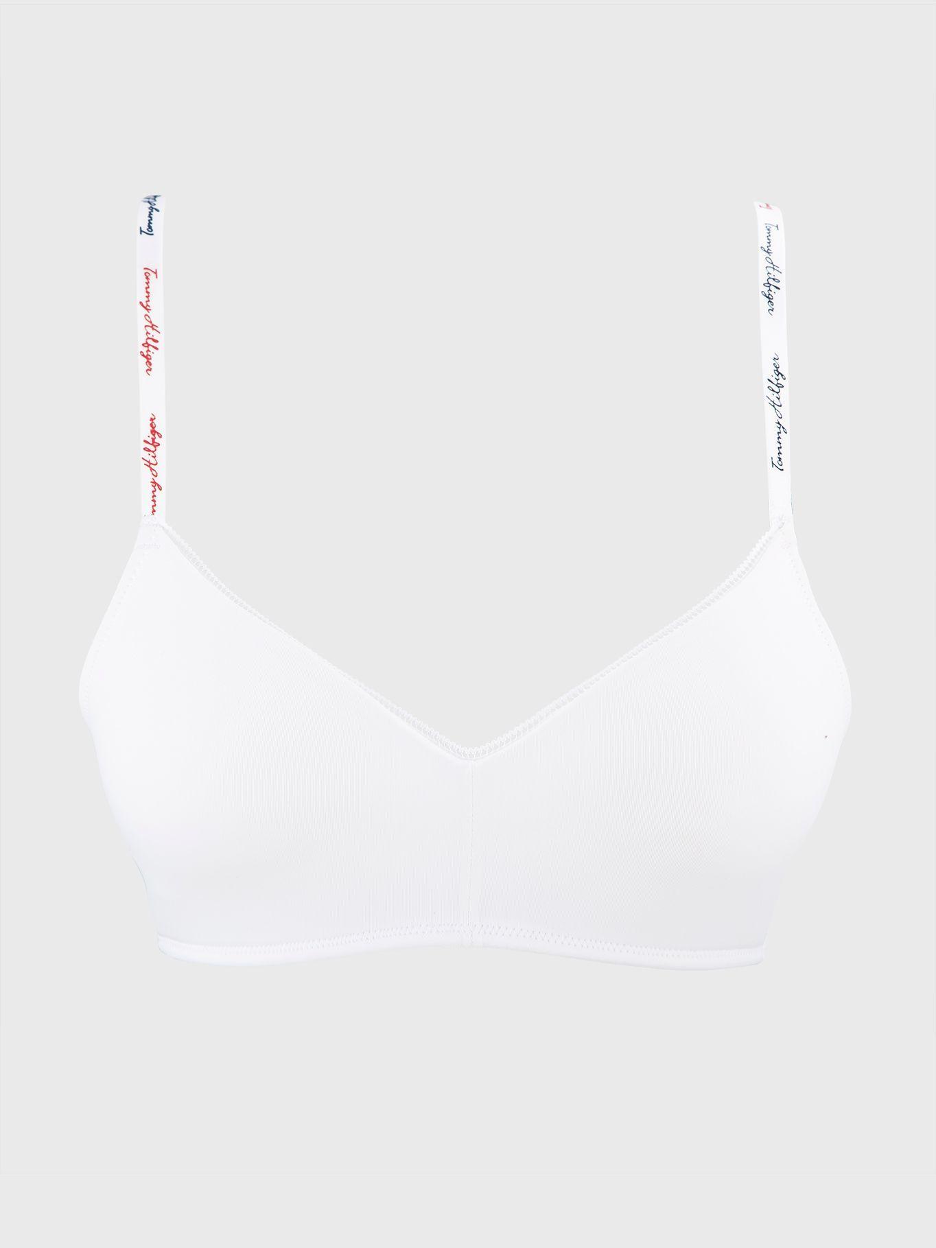 Bralette Wire Lightl Con Logo Blanco Tommy Hilfiger-0