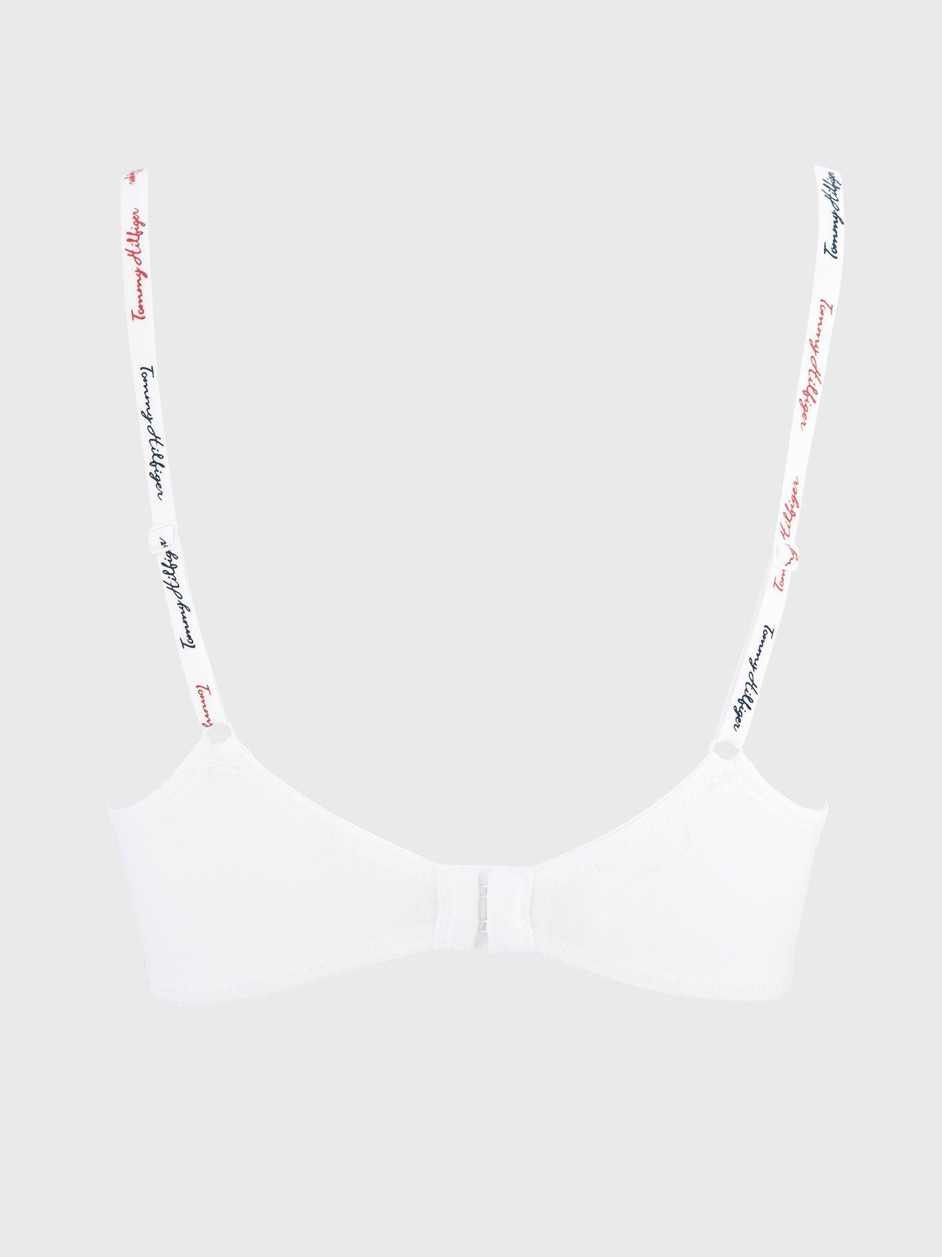 Bralette Wire Lightl Con Logo Blanco Tommy Hilfiger-1