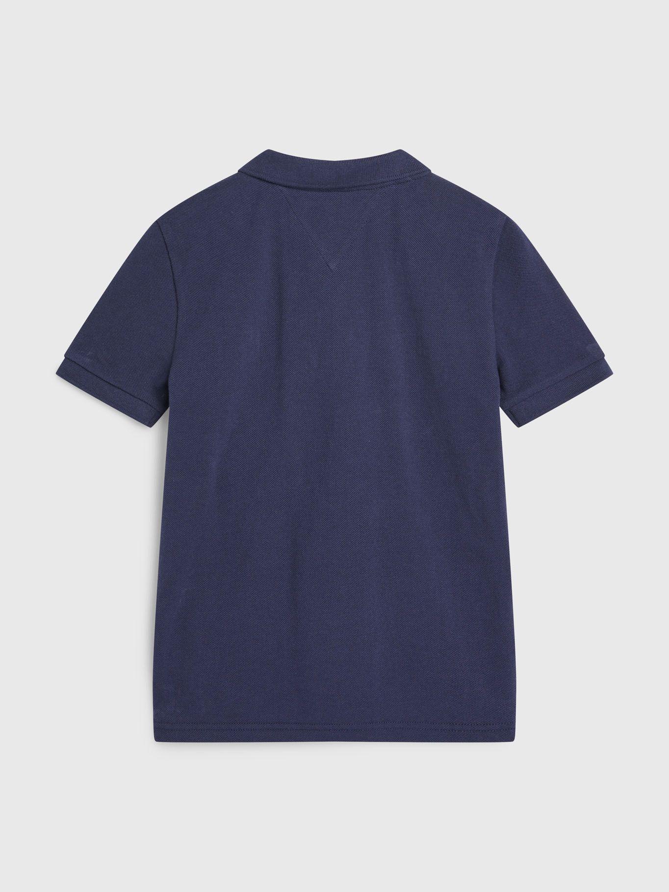 Polo Diagonal Color Block Azul Tommy Hilfiger JN2-1