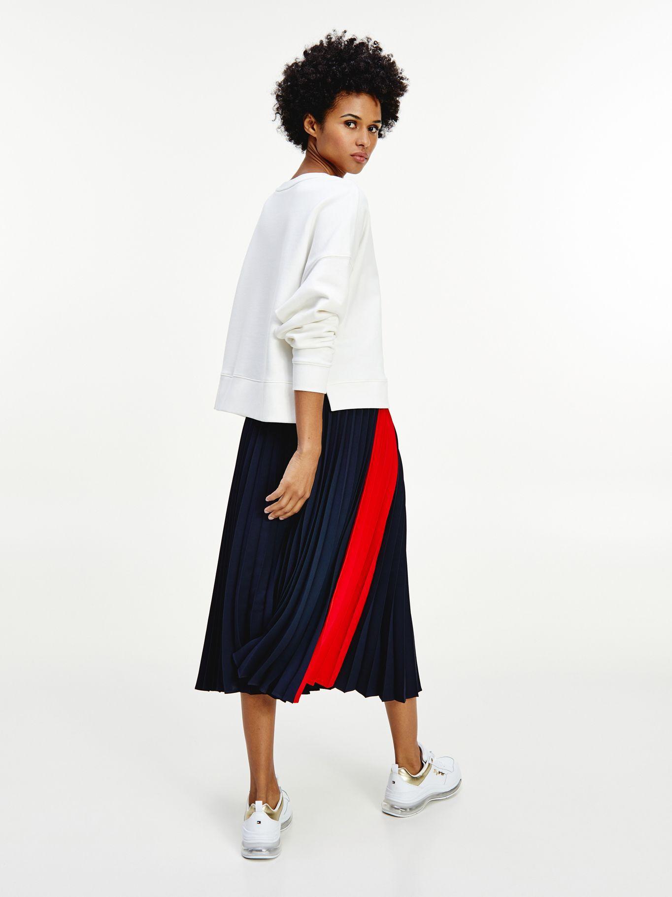 Polerón Relaxed Script Blanco Tommy Hilfiger-1