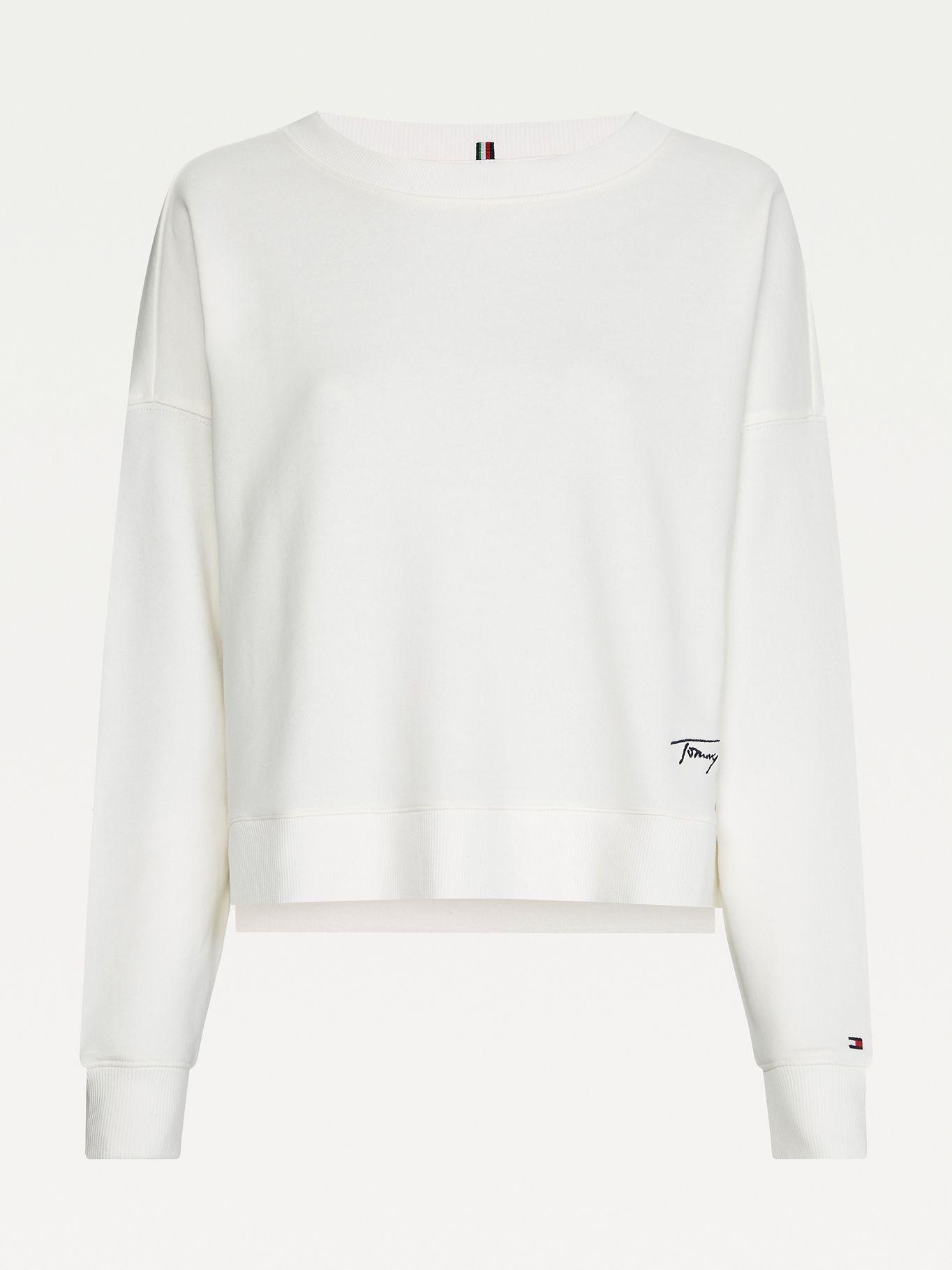 Polerón Relaxed Script Blanco Tommy Hilfiger-3