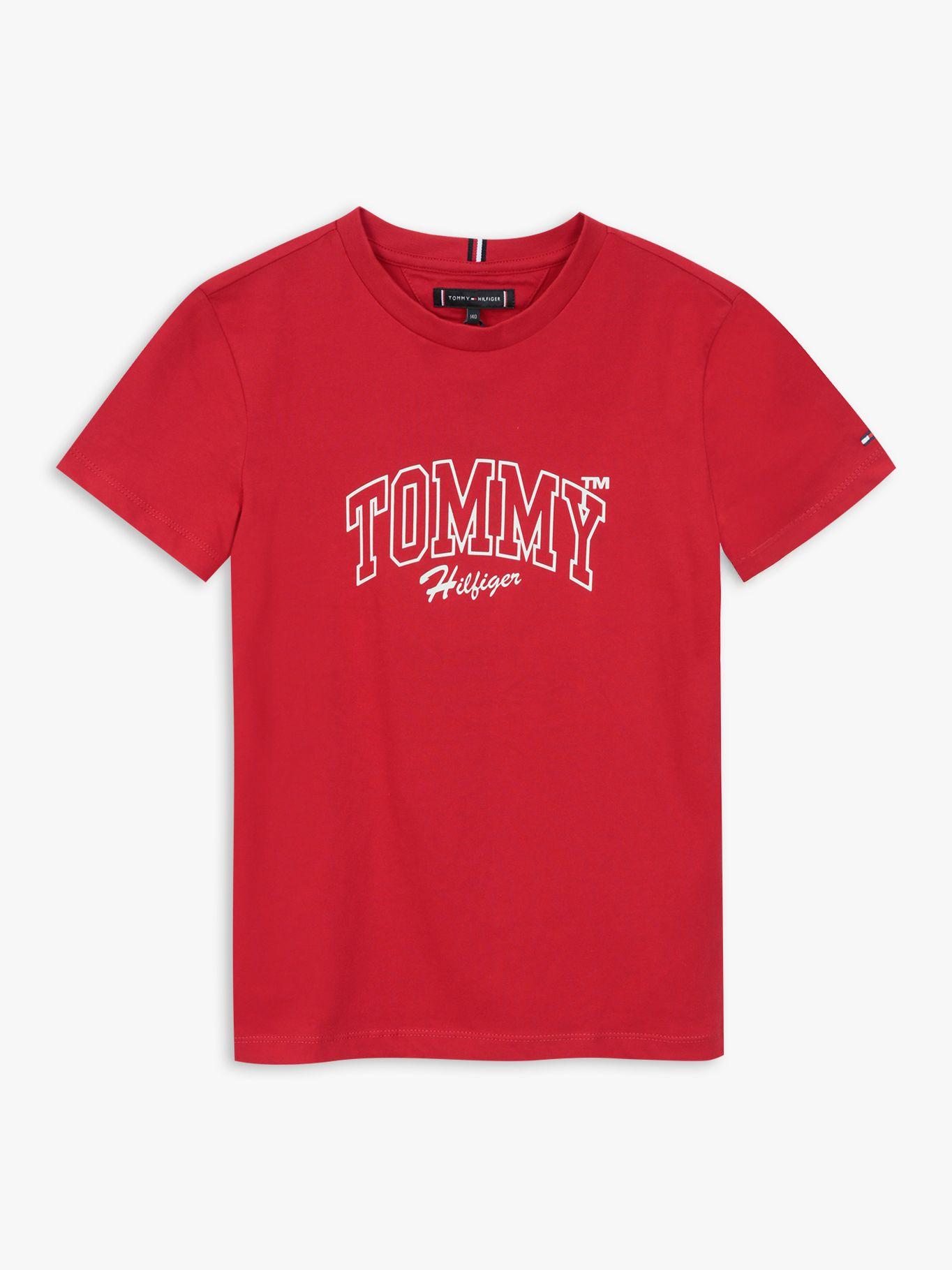 Polera Con Logo Gráfico Rojo Tommy Hilfiger-0