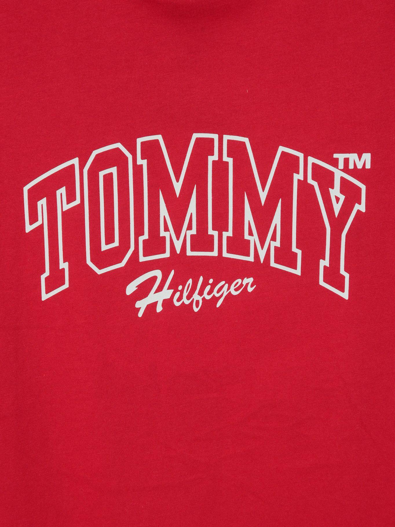 Polera Con Logo Gráfico Rojo Tommy Hilfiger-3
