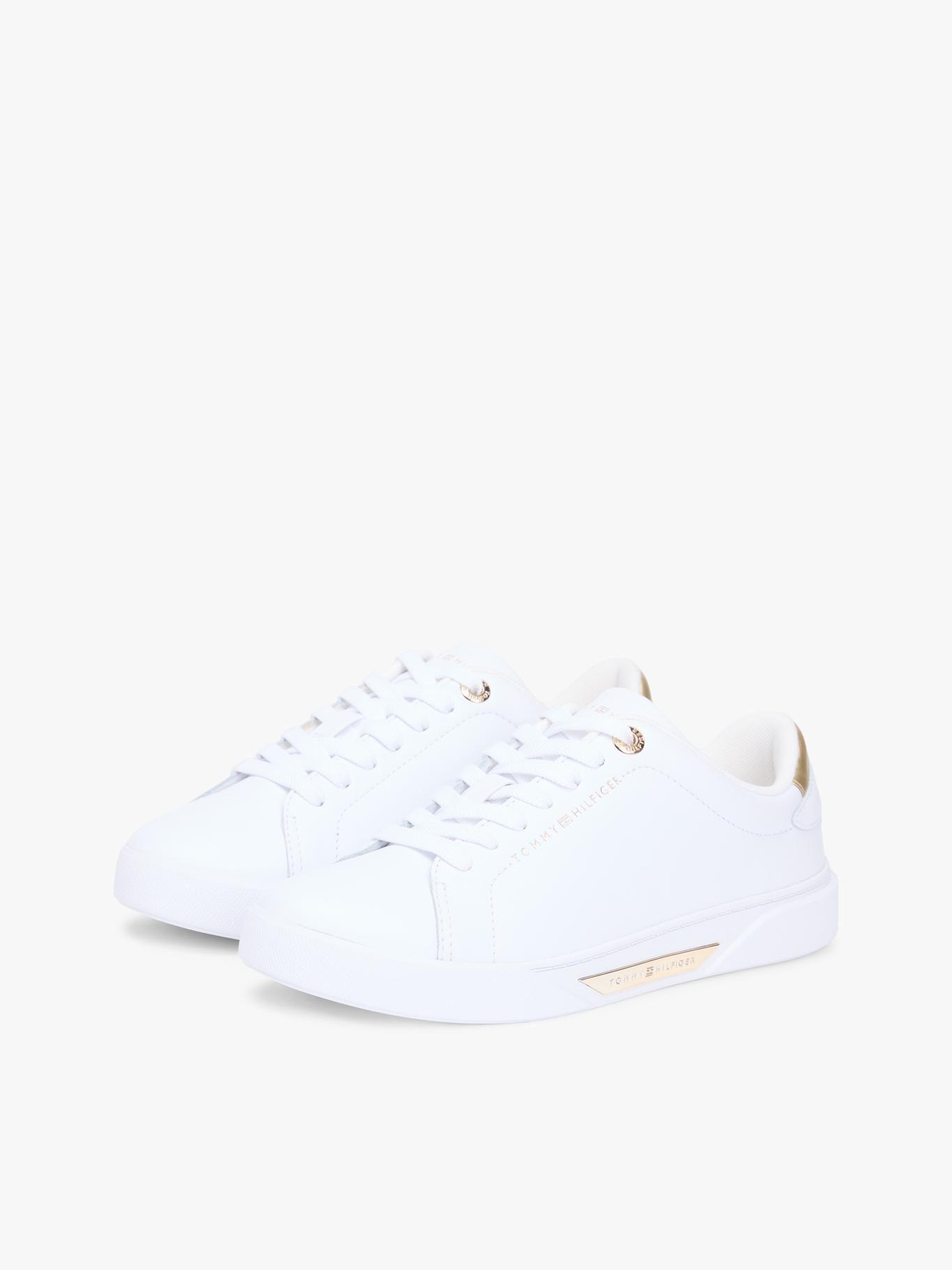 Zapatillas De Cuero Con Logo-0