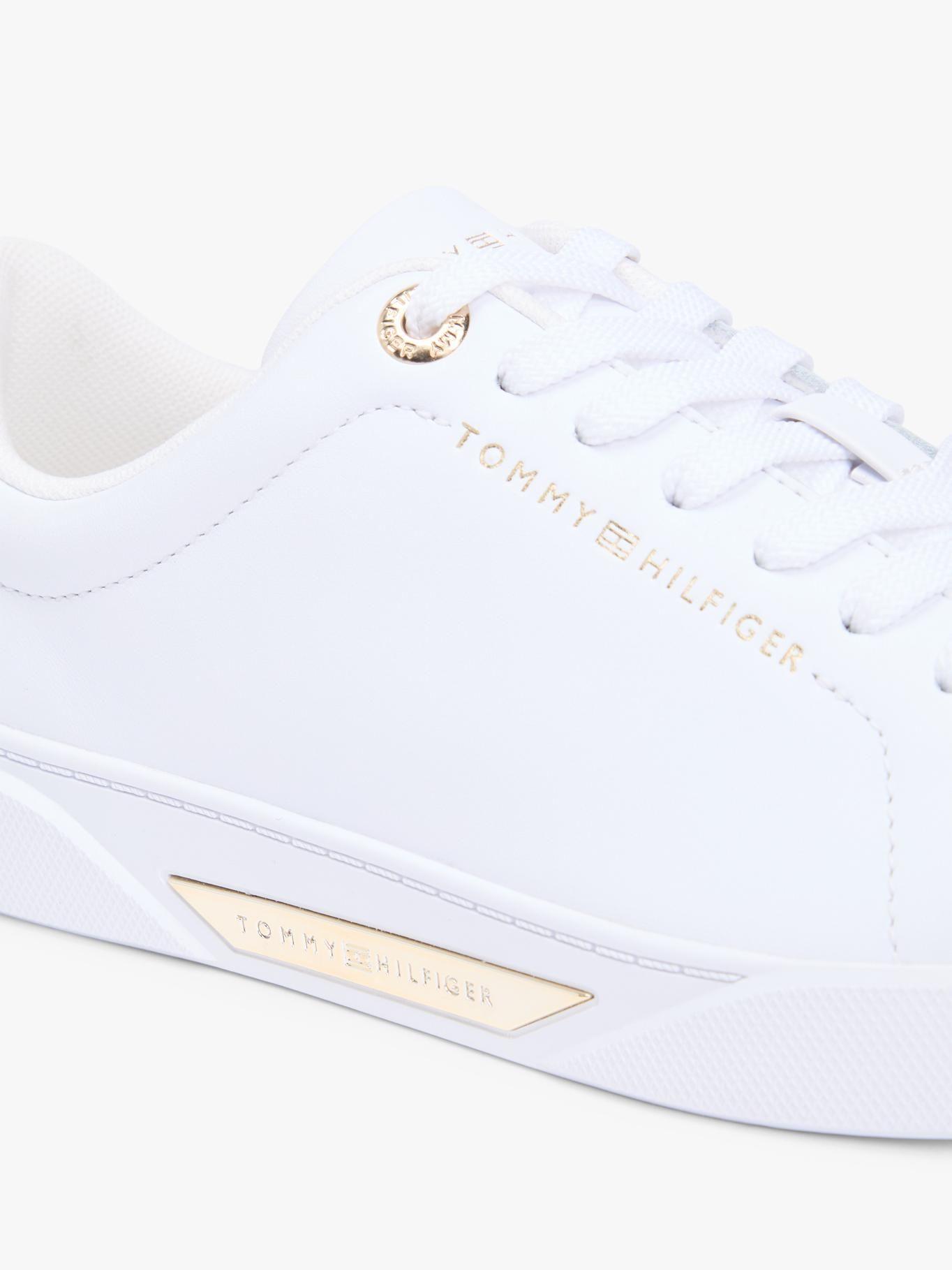 Zapatillas De Cuero Con Logo-2