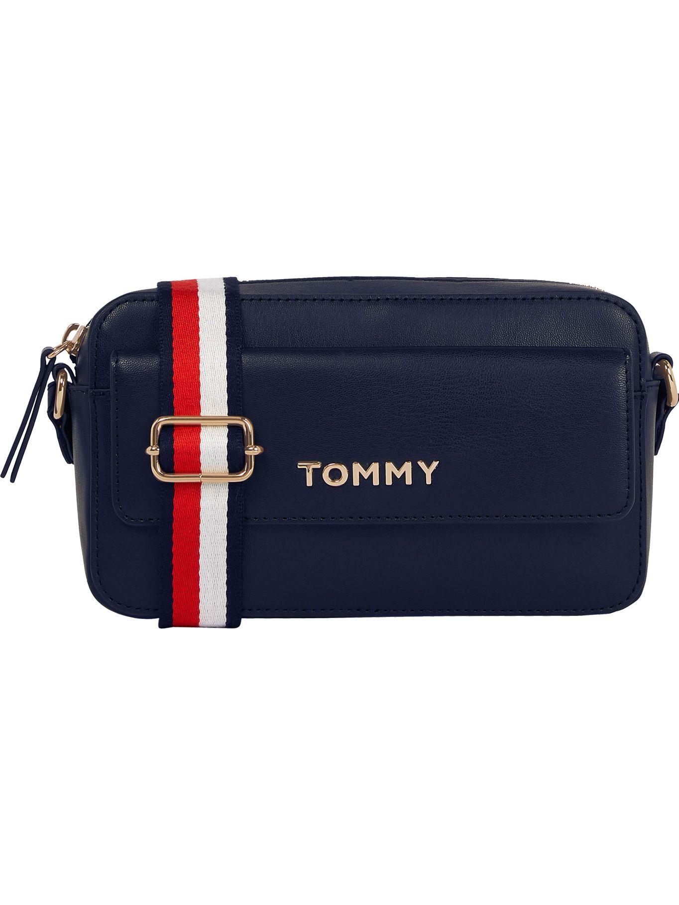 Cartera Bandolera Global Stripe Print Azul Tommy Hilfiger-0