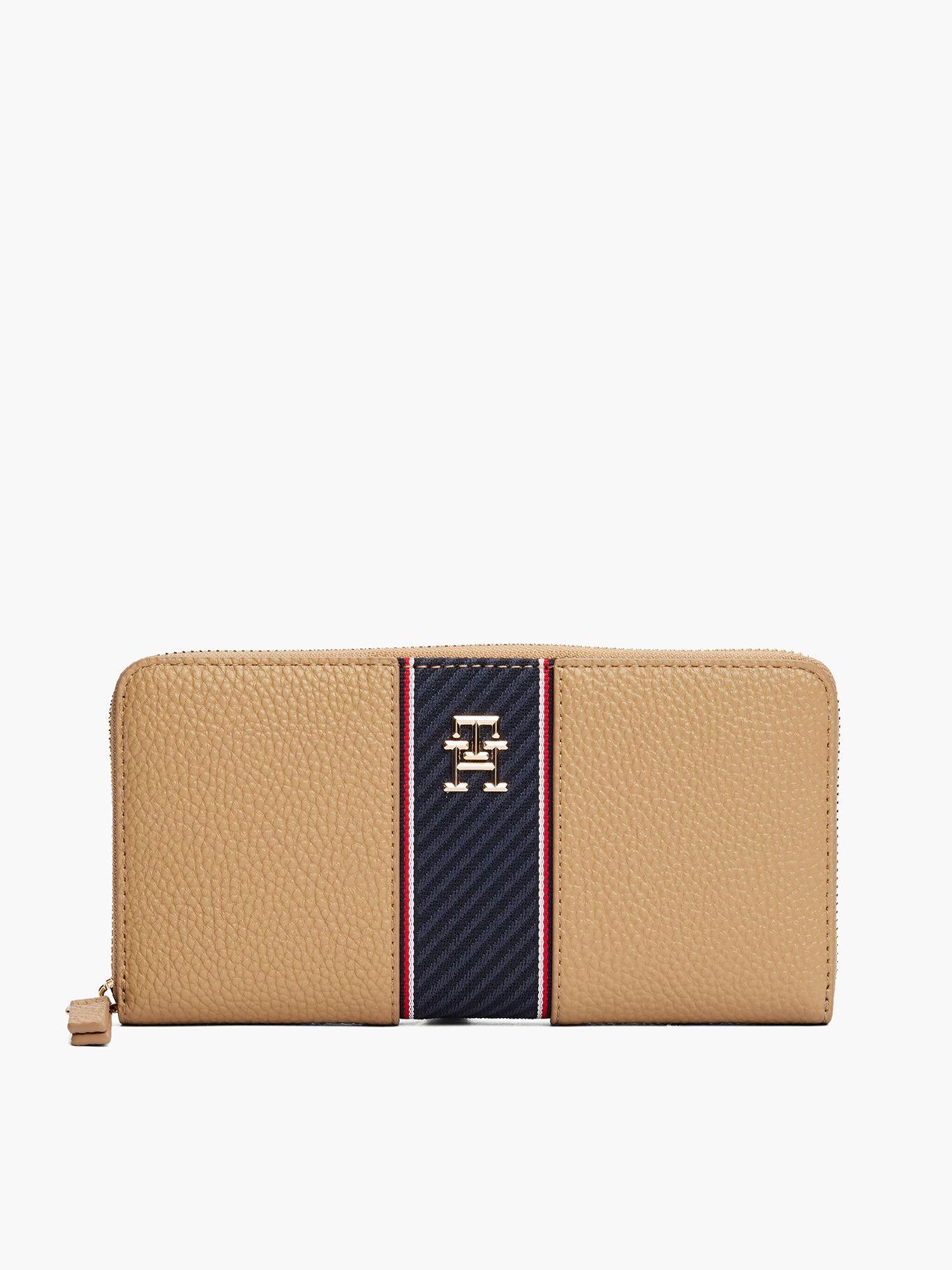 Billetera Legacy Con Acabado Granulado Beige Tommy Hilfiger-0