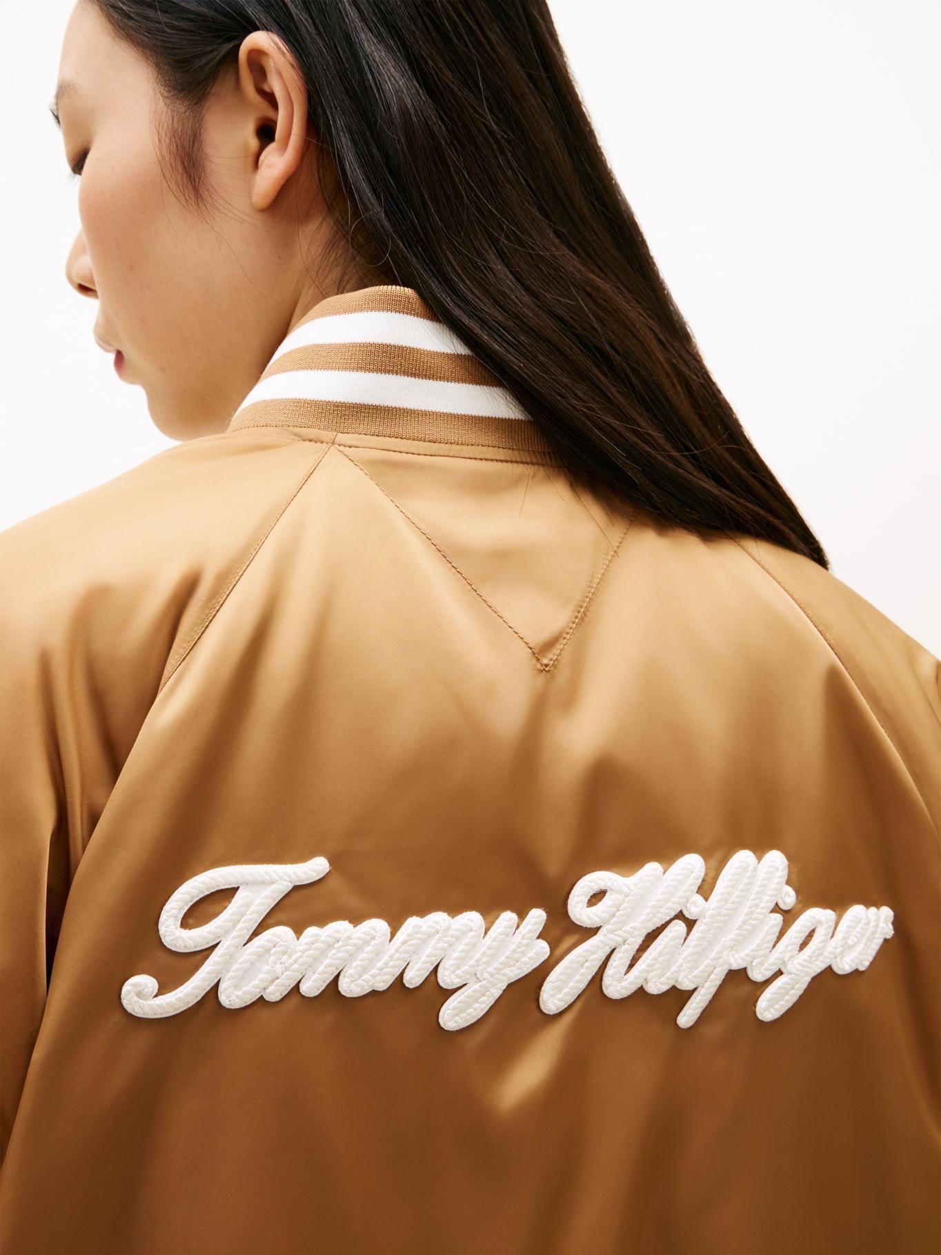 Chaqueta Bomber Con Logo-3
