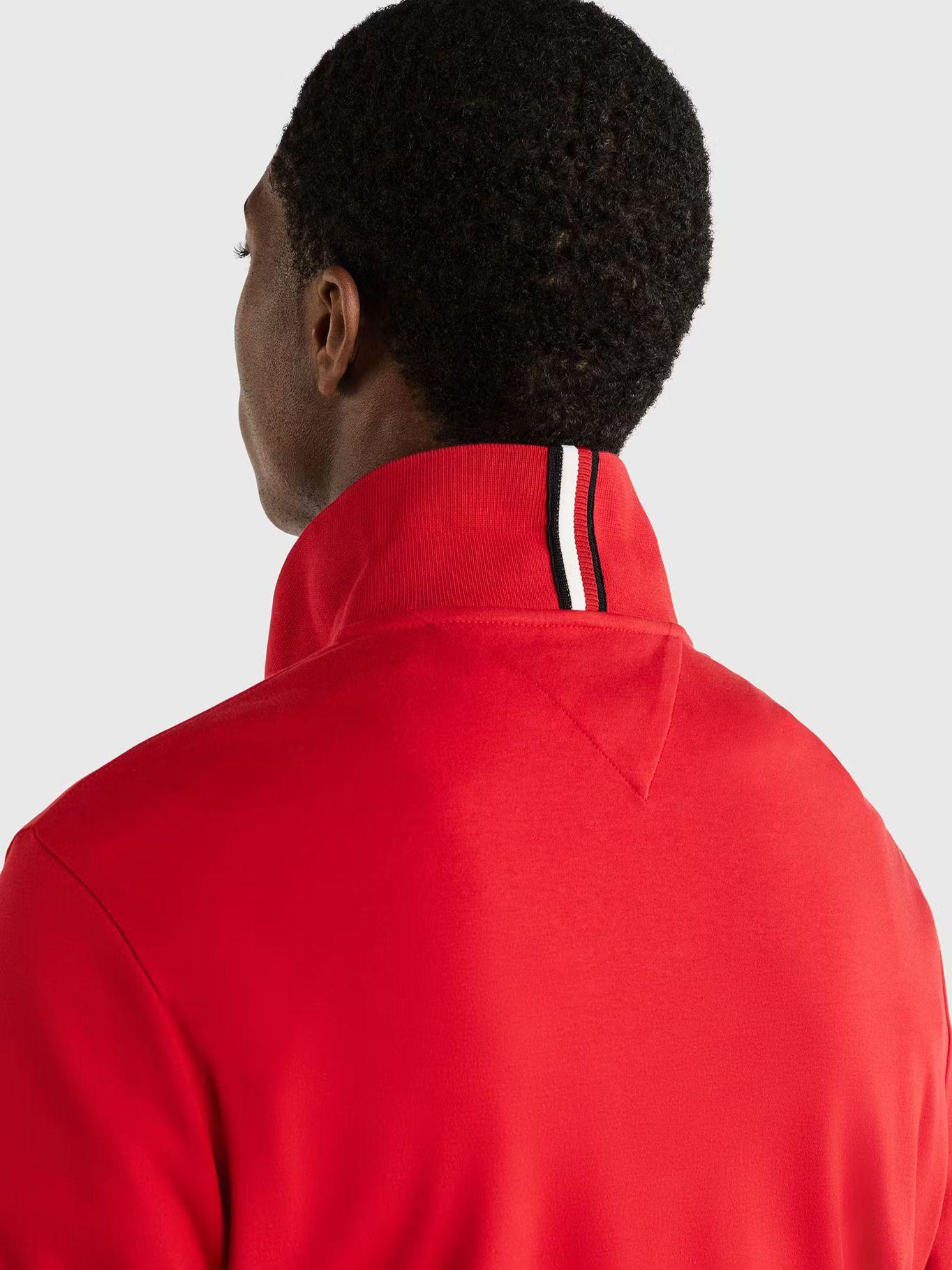 POLO REGULAR FIT SMALL LOGO ROJO TOMMY HILFIGER-3