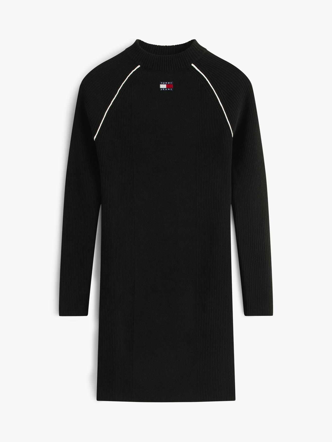 Vestido Colorblock Con Logo Tommy Jeans Negro-4
