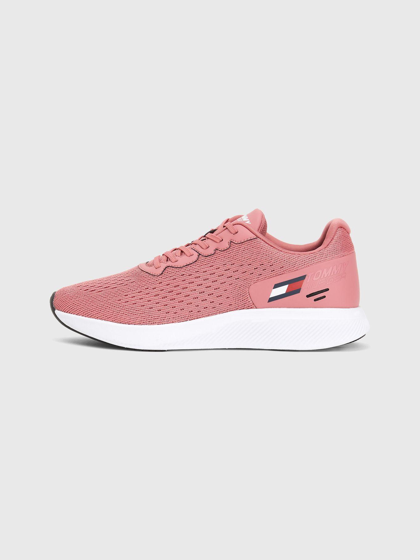 Zapatillas Sport Con Logo Rosado Tommy Hilfiger-4
