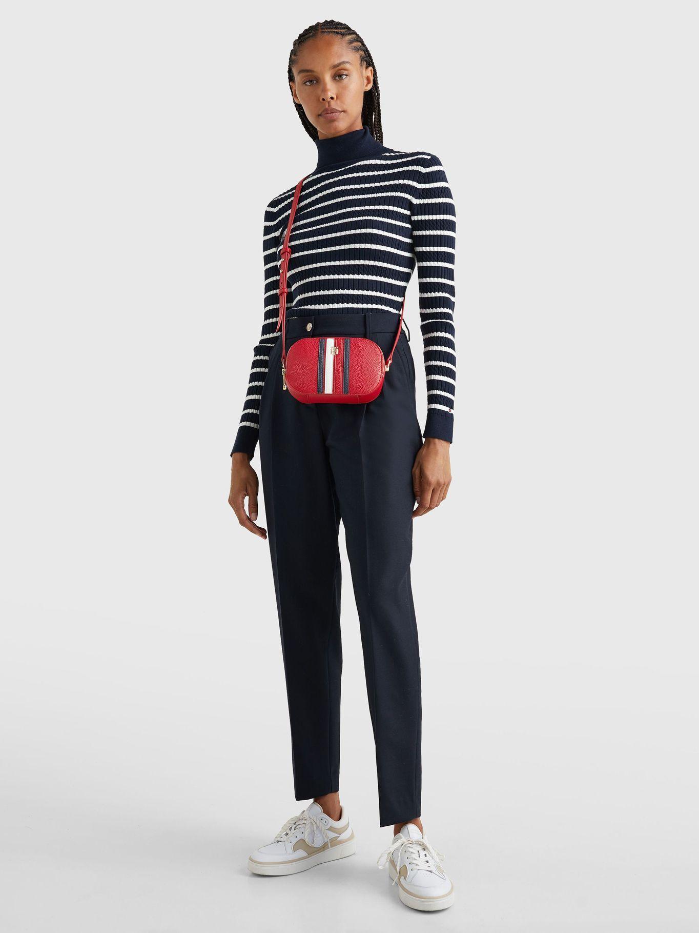 Cartera Element Global Stripe Rojo Tommy Hilfiger-4