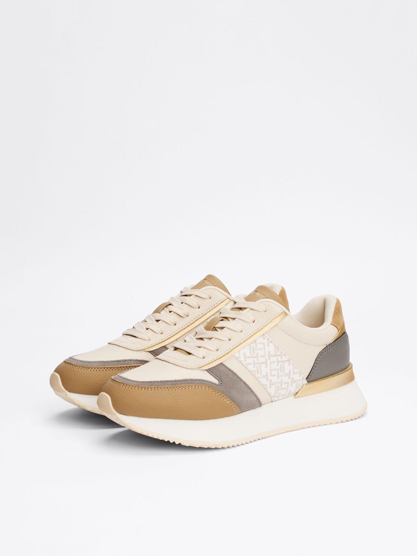 Zapatillas Lux Monogram Beige Tommy Hilfiger-0